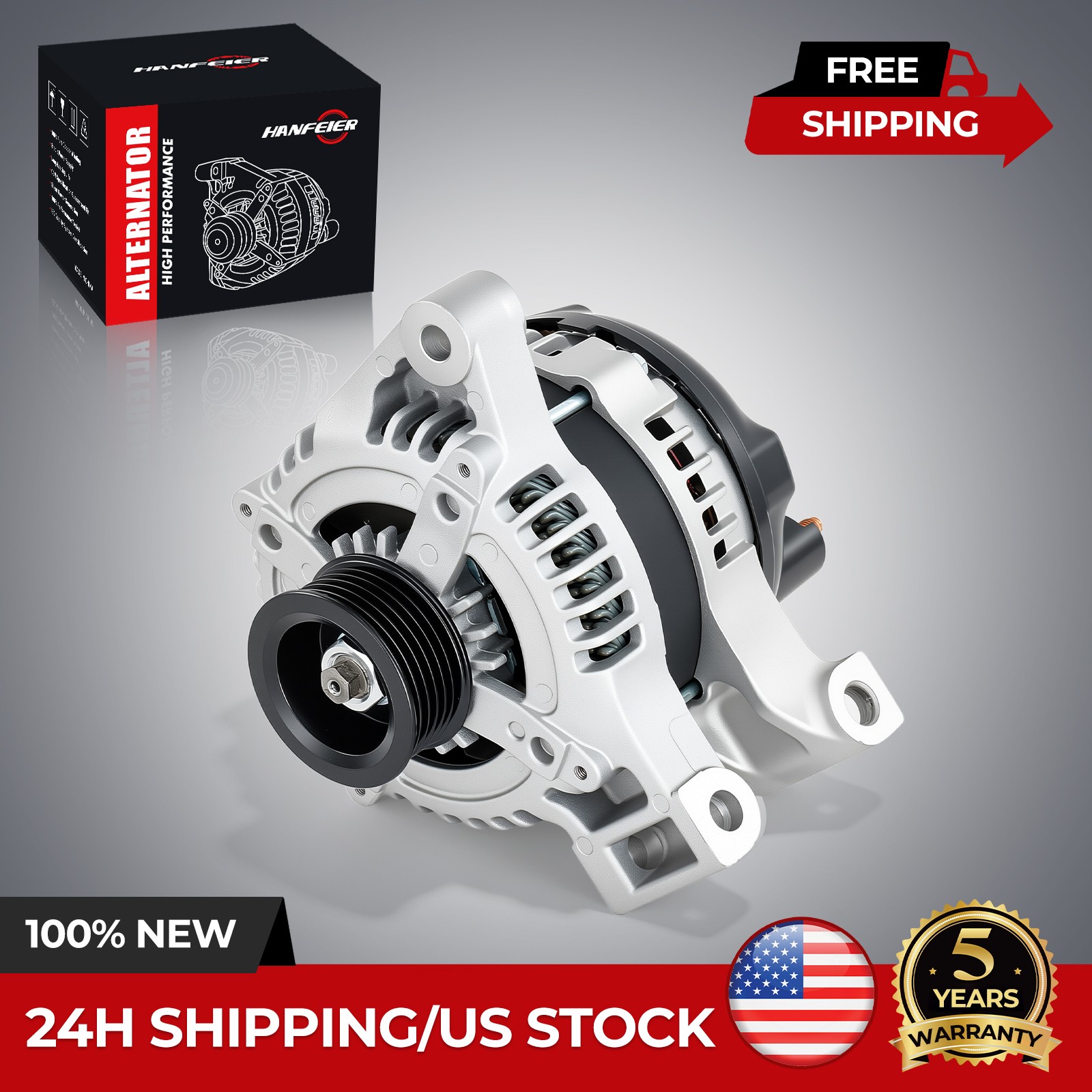 Alternator 155A 12V 11250N For 2013-2017 GMC Terrain Chevrolet Equinox 3.6L Alternator 155A 12V 11250N For 2013-2017 GMC Terrain Chevrolet Equinox 3.6L