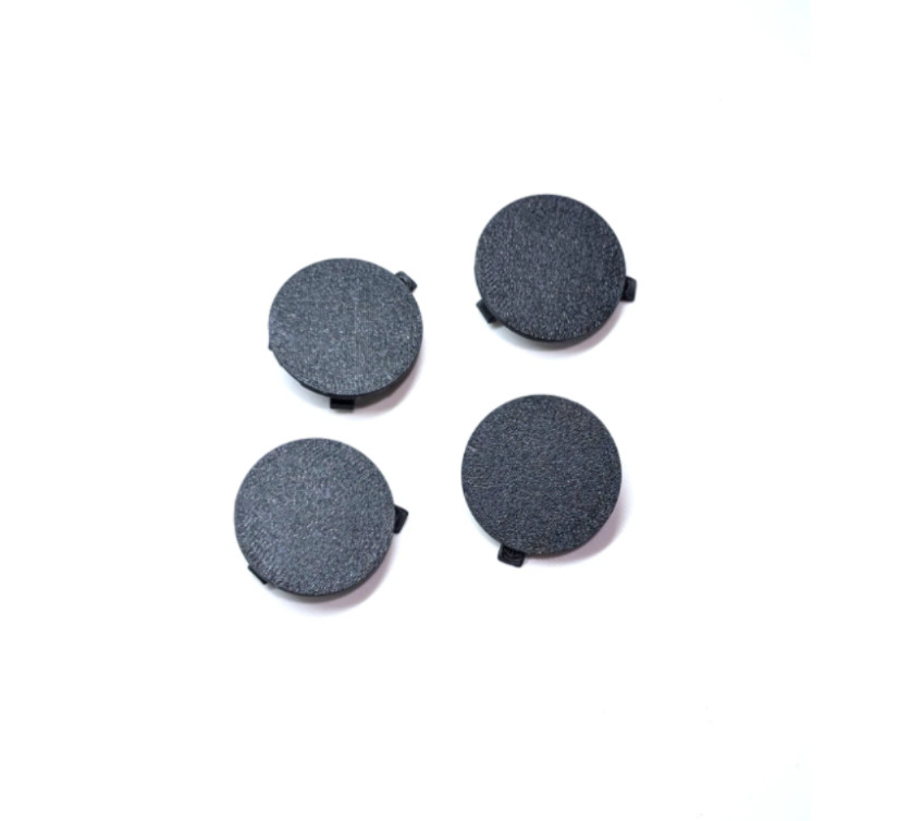 6-Pack Replacement Center Console Screw Covering Caps for BMW Z4 - Black - NEW