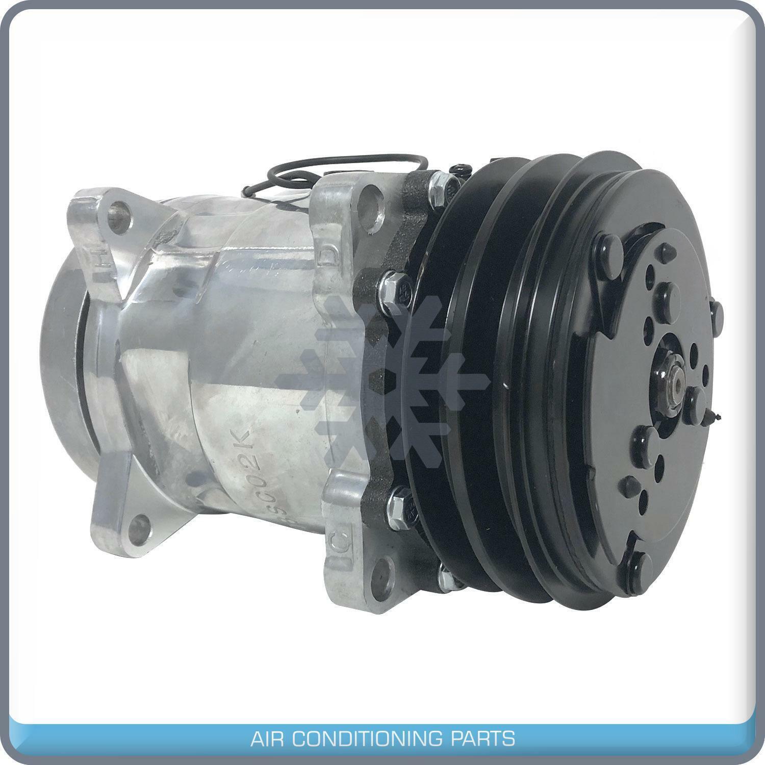 AC Compressor SD5H14 / SD508 - 2A Groove - 12/12 HRZ Exit - 12V QH