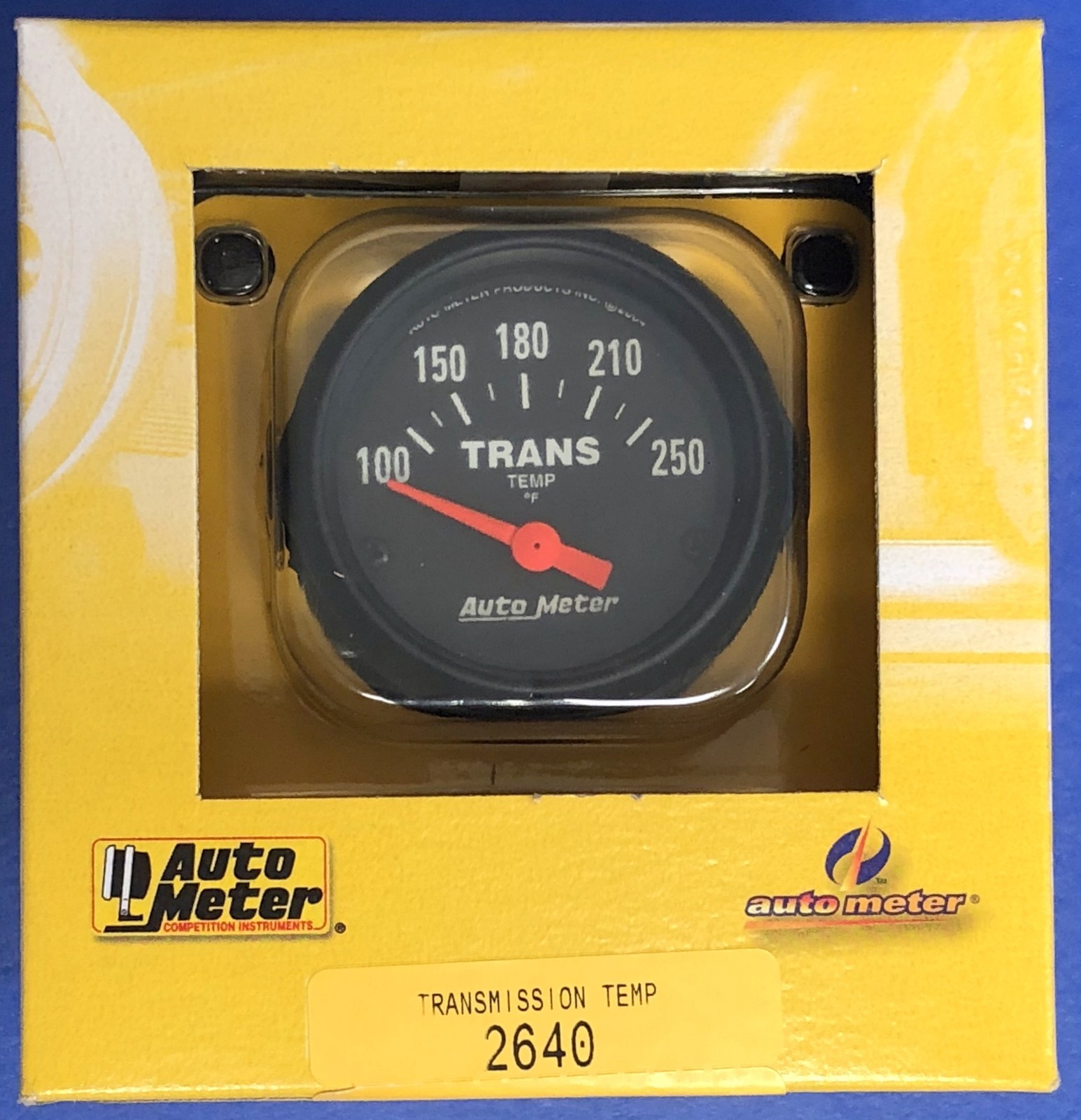 Auto Meter 2640 Z-Series Electric Transmission Temperature Gauge 100-250 2 1/16\