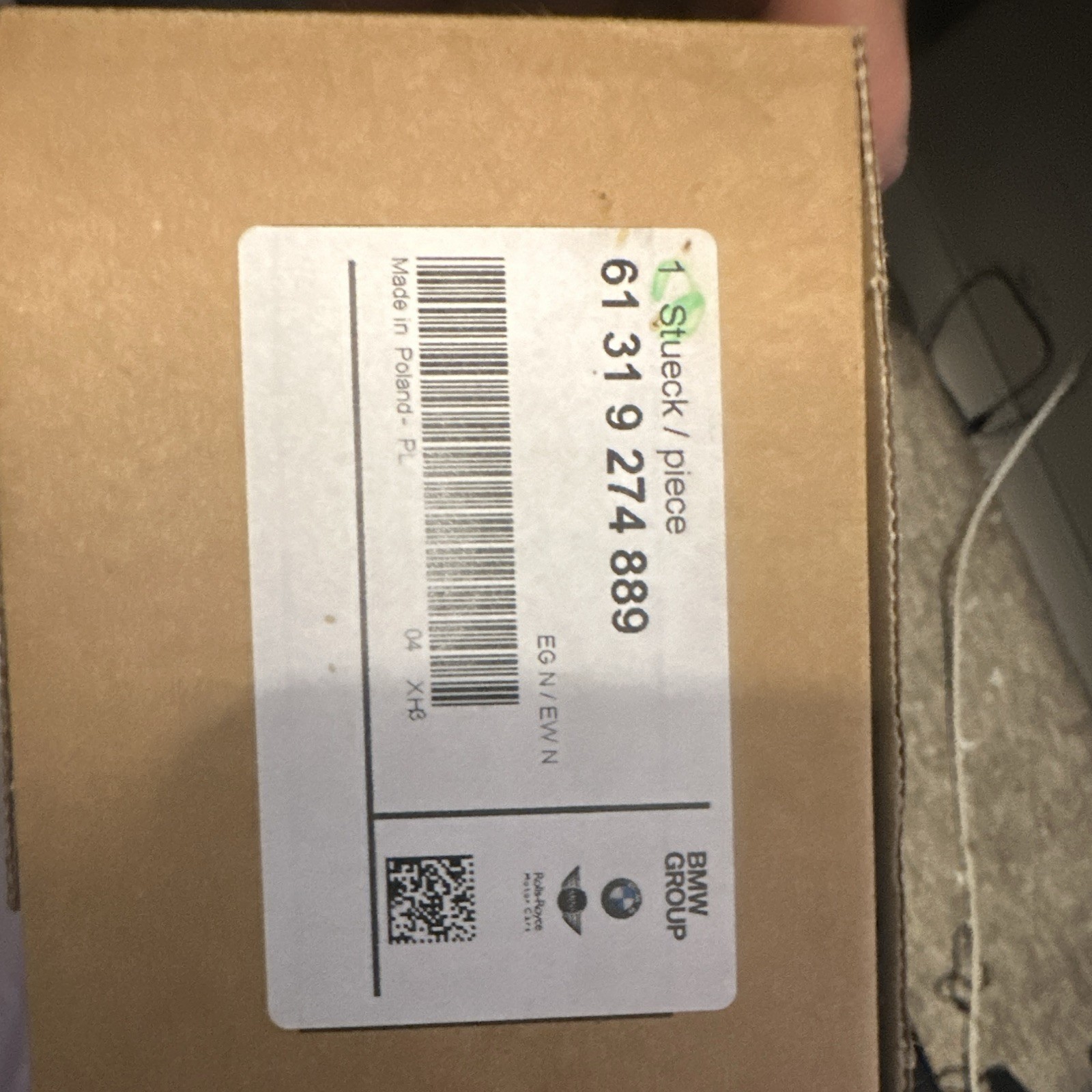 Genuine BMW Switch 61-31-9-274-889