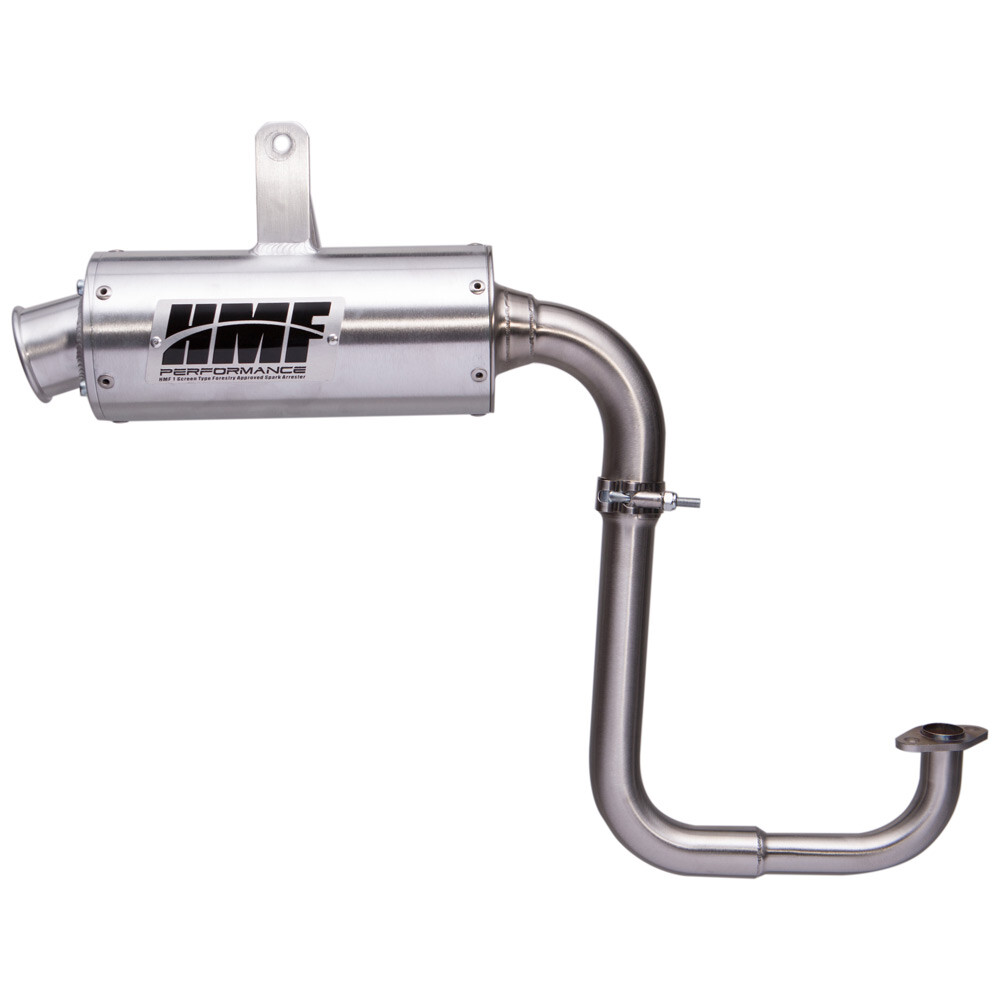 HMF Full Exhaust for Polaris RZR 170 (10-21) Brushed w/Turn Down
