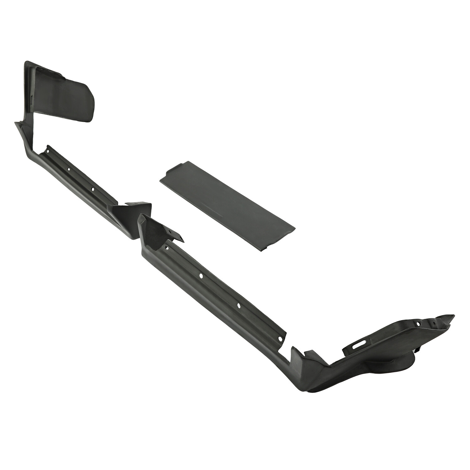 NEW 3 Pcs Rear Bumper Filler Black Fiberglass For 1980-1985 Cadillac Seville NEW 3 Pcs Rear Bumper Filler Black Fiberglass For 1980-1985 Cadillac Seville