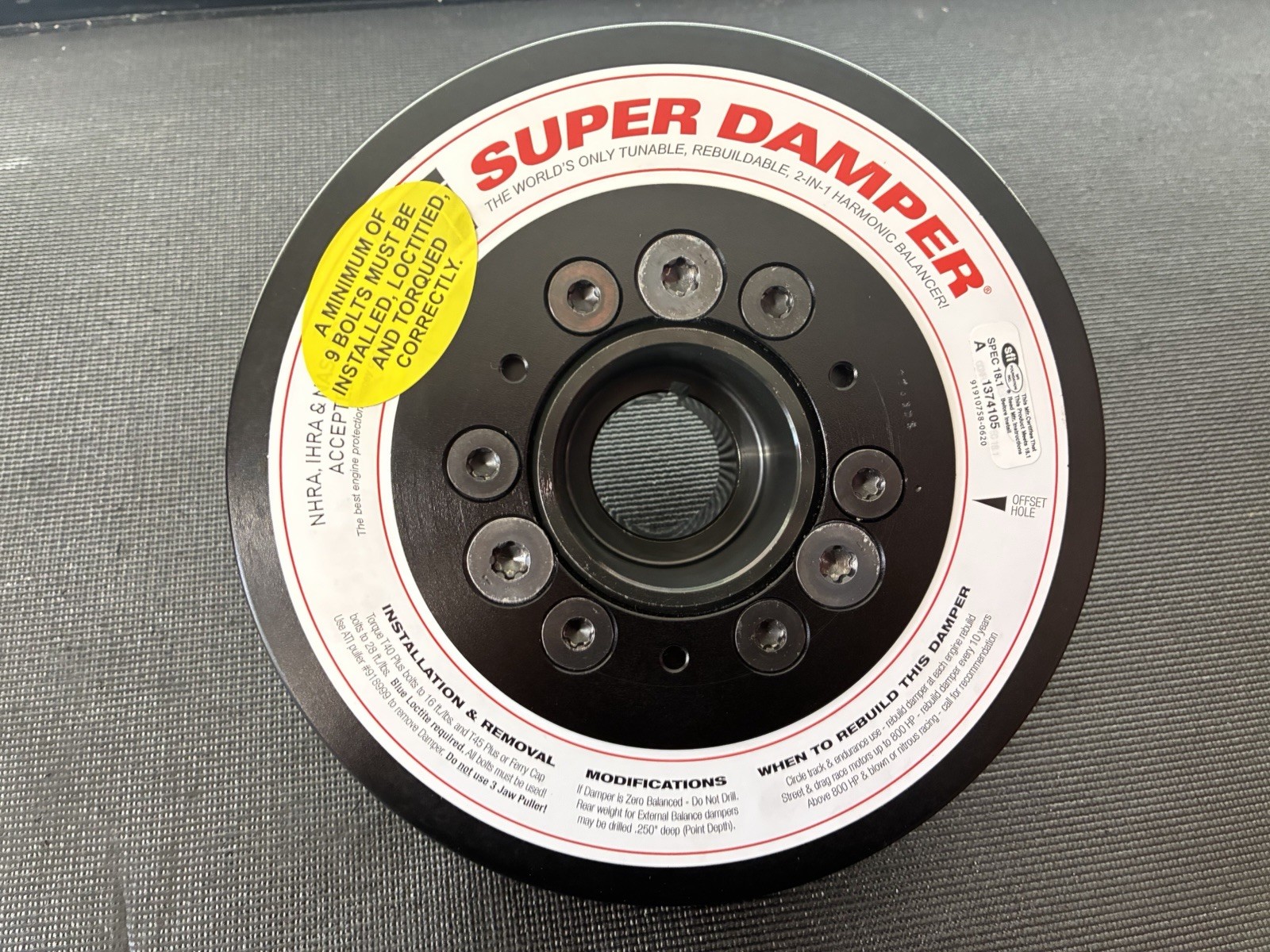ATI 917303 Super Damper LS1 LS2 LS3 LS6 Corvette C5 C6 G8 7.48” SFI 18.1