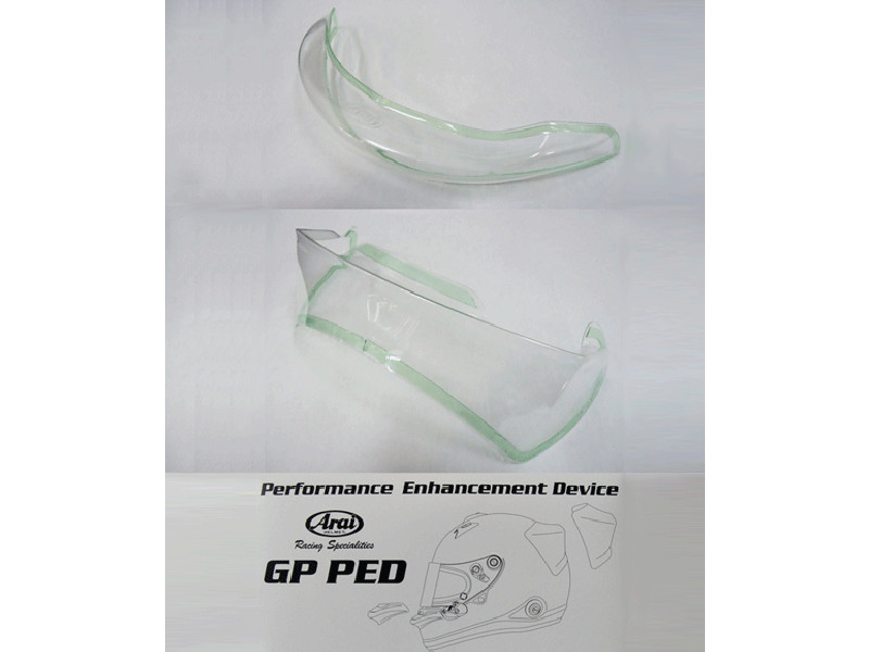 Arai Genuine GP-PED 102604 Clear Helmet Chin Rear Spoiler Set GP-6S SK-6 Japan