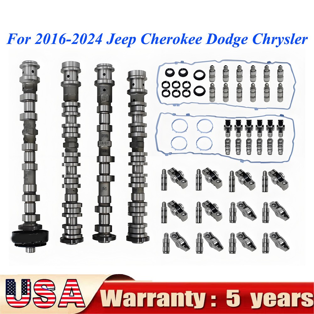 3.6L Camshaft Kit Rocker Arm Lifters For 2016-2024 Jeep Dodge Chrysler Cherokee