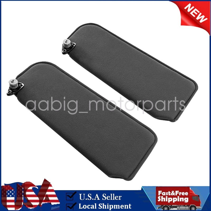 For 93-02 Chevy CAMARO Pontiac Firebird sun visor set BLACK w/o mirror L+R new