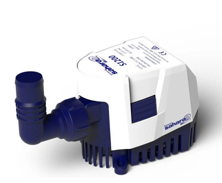 Attwood Sahara Mk2 S1200 Automatic Bilge Pump 1200 GPH, 12V (5512-7)