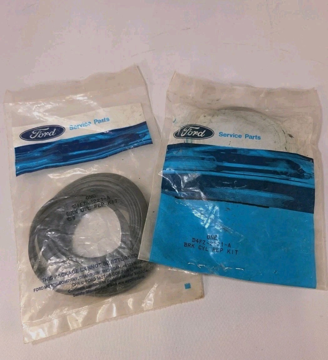 2 Pk -OEM FORD Part #D4FZ-2221-A 1974-79 NOS DISC BRAKE CALIPER REPAIR KIT 2 Pk -OEM FORD Part #D4FZ-2221-A 1974-79 NOS DISC BRAKE CALIPER REPAIR KIT
