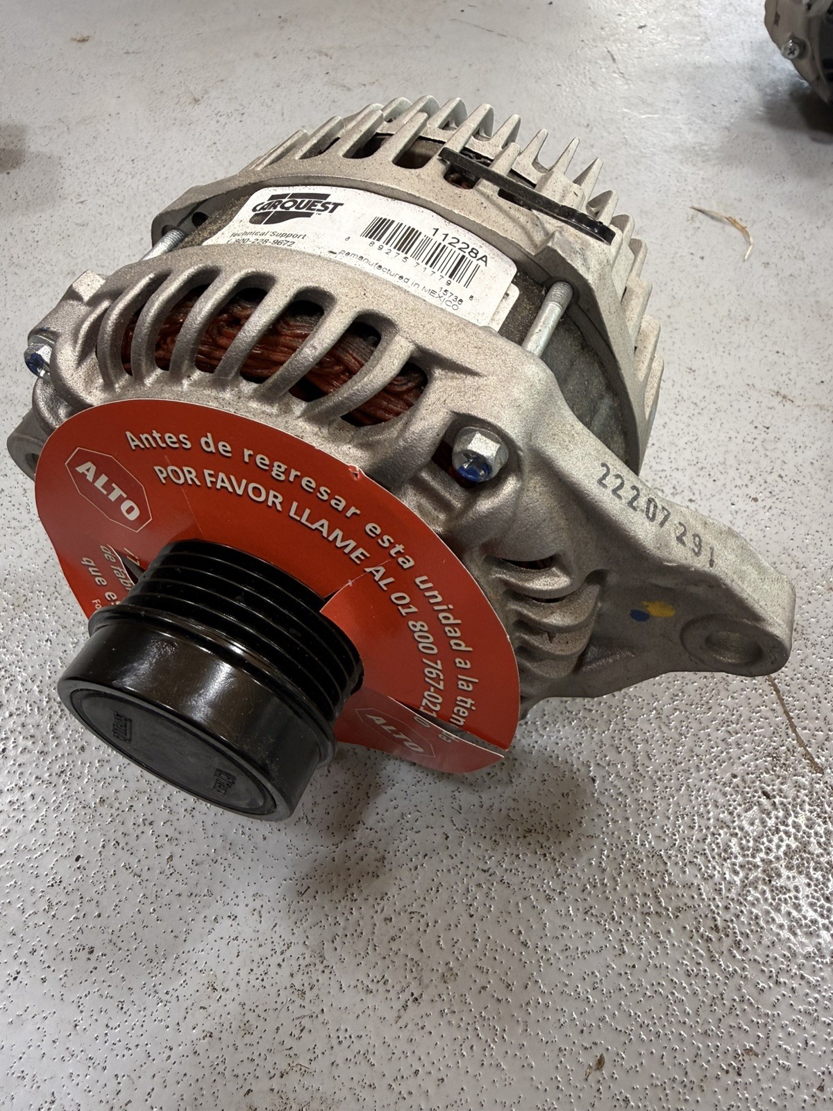 NEW Carquest Premium Alternator Remanufactured 140 Amps 11228A