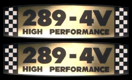 Ford 1964-66 289 High Performance Valve Cover Decal Set