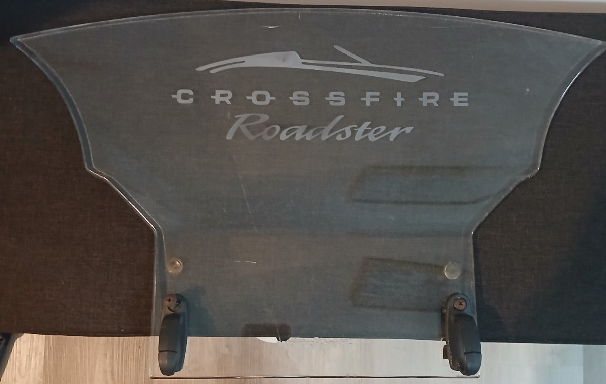 2004-2008 Chrysler Crossfire Convertible Wind Deflector Laser etched Lights