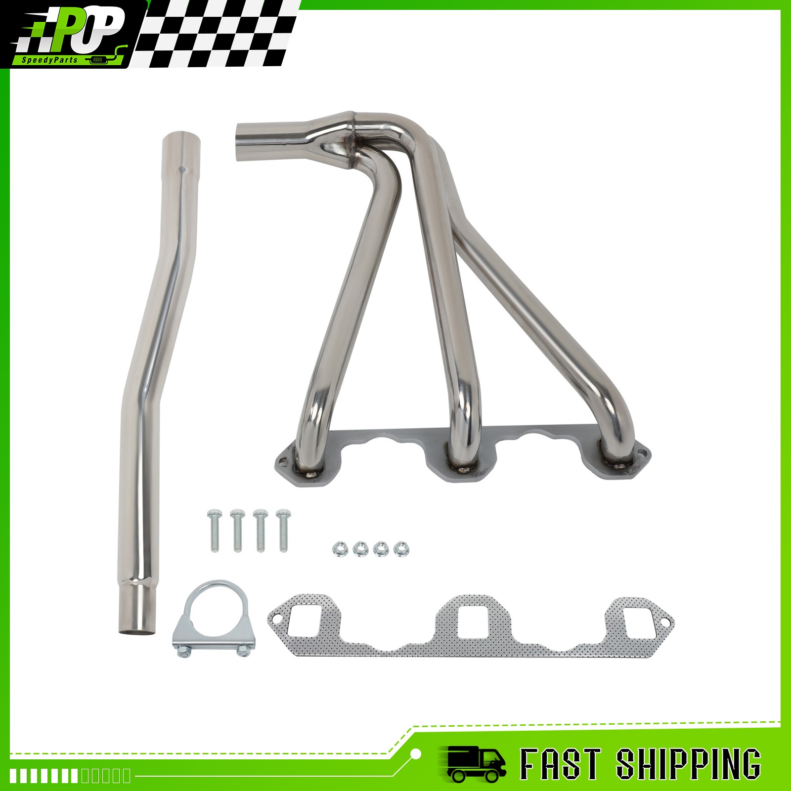 For MG MGB 1962 1963-1980 1.8L L4 Stainless Performance Manifold Header