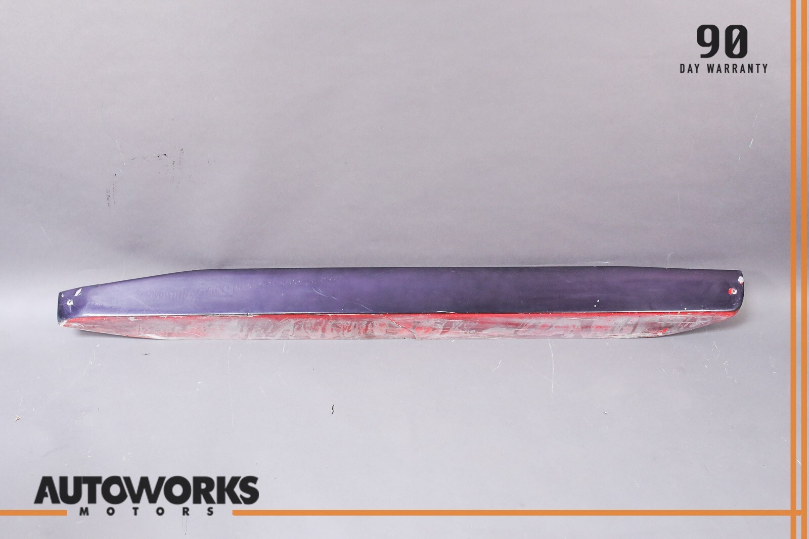 84-91 Porsche 944 Left Driver Side Rocker Panel Side Skirt Guards Red