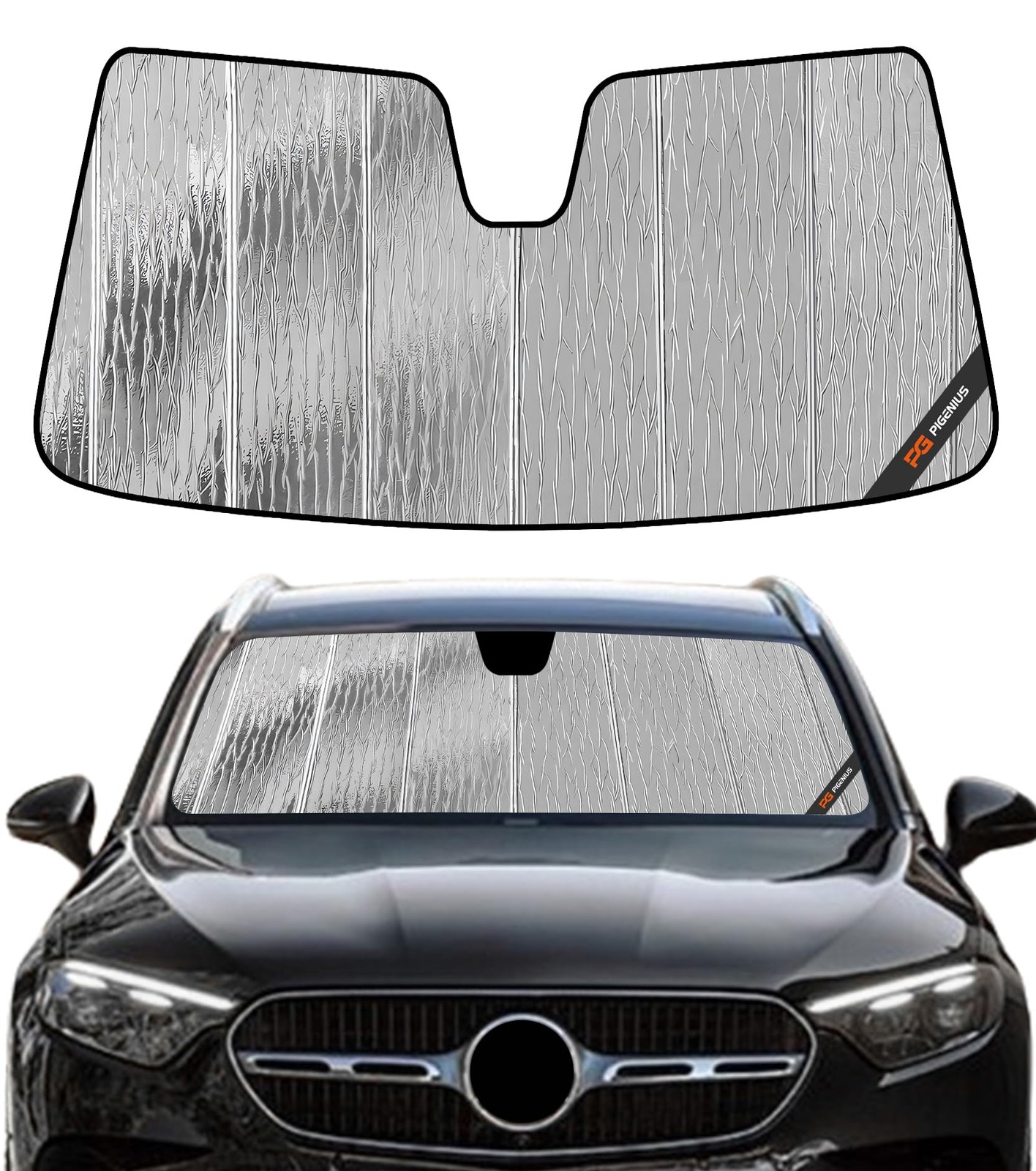 Windshield Sunshade Mercedes Benz GLE GLS 2020-2026 Front Window A-SS520 GLE GLS