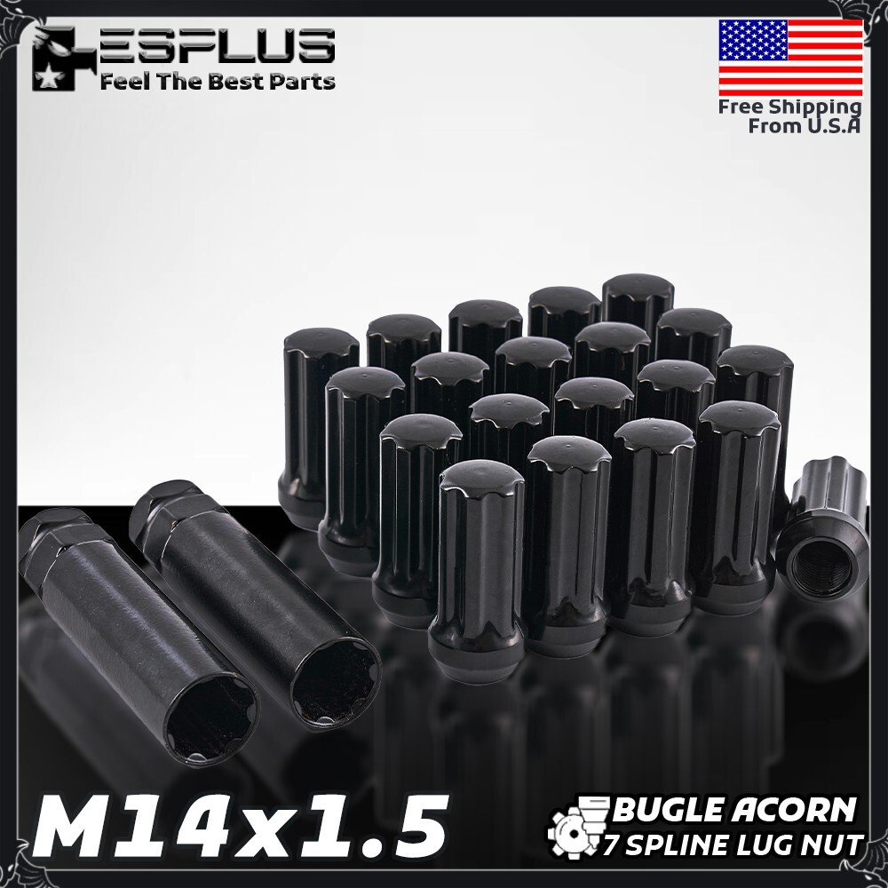 24Pc Black M14x1.5 2