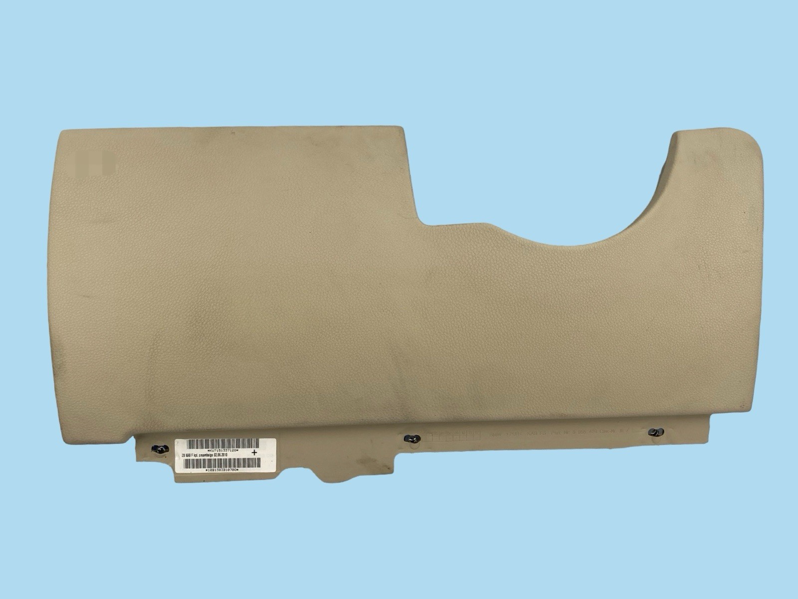 Left Dash Lower Knee Panel Cover Beige OEM 07-13 BMW E93 328 335i M3 Convertible