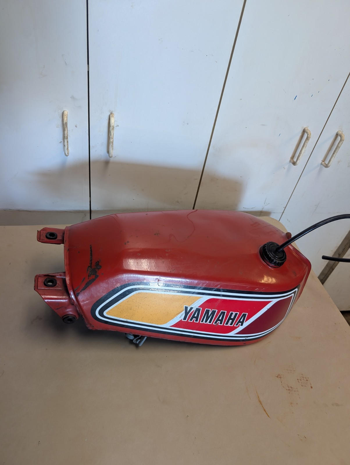 1977 Yamaha Dt400 Gas Fuel Tank Petcock, Cap, Rubber Mount