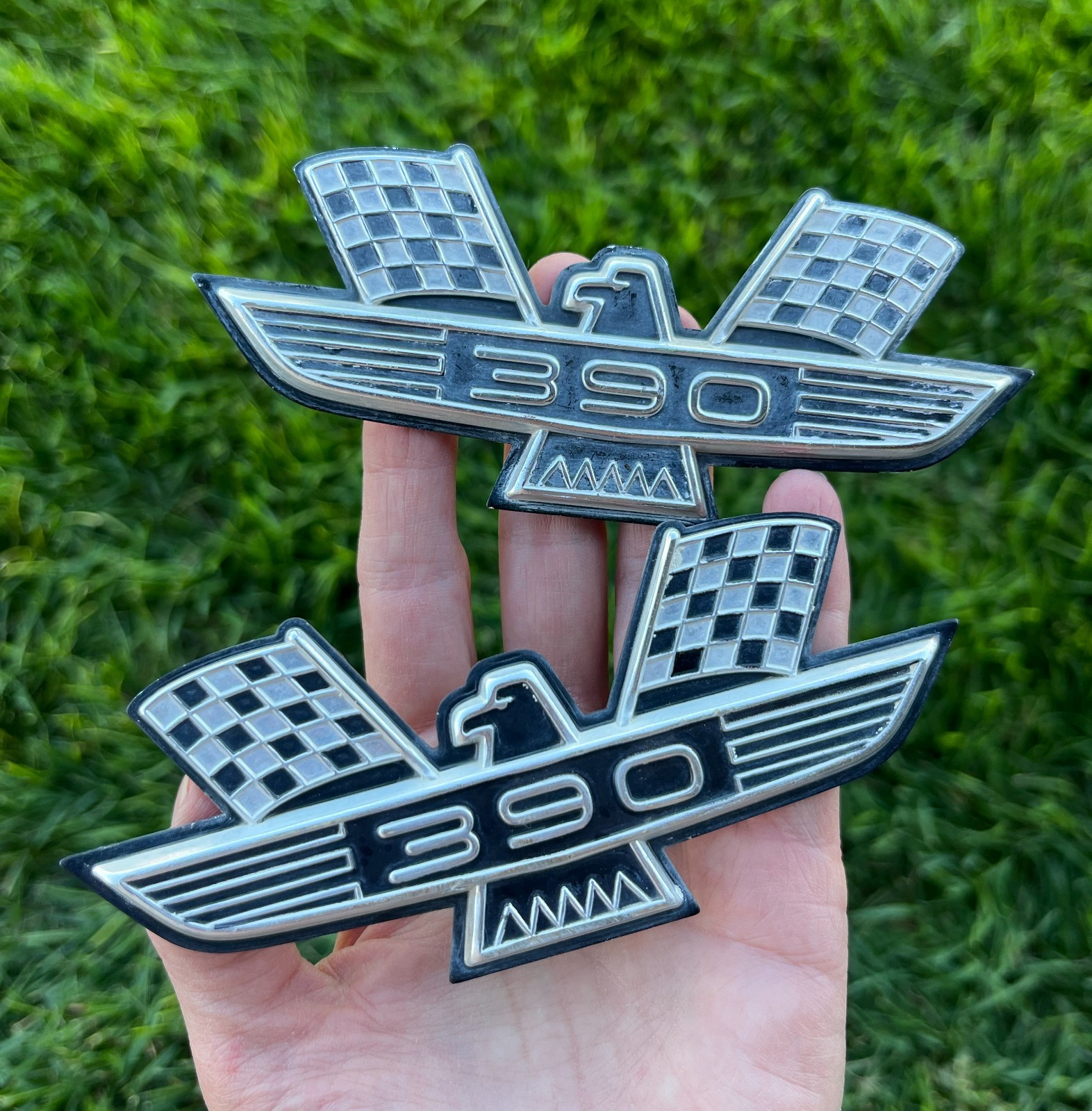 Vintage 1962-64 Ford Galaxie 390 Emblems Vintage 1962-64 Ford Galaxie 390 Emblems