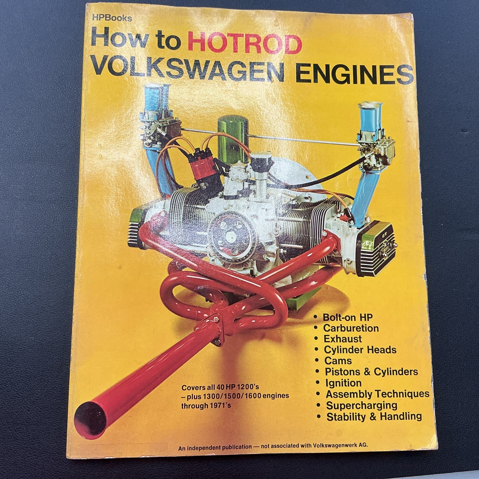Pre-Owned 1970 How To Hotrod Volkswagen Engines Paperback Book Vintage Pre-Owned 1970 How To Hotrod Volkswagen Engines Paperback Book Vintage