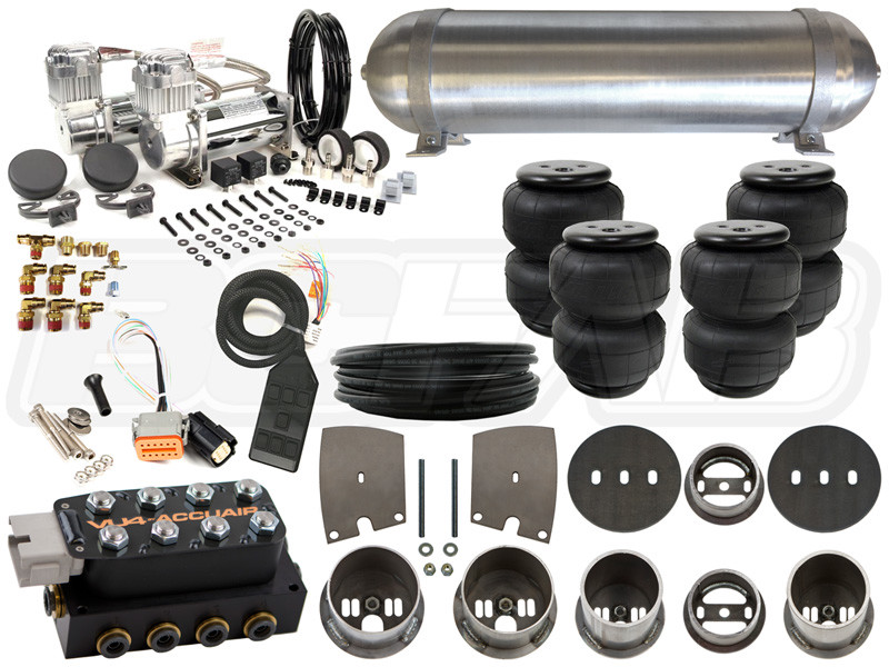 Complete Air Ride Suspension Kit - 1963-1965 Buick Riviera LEVEL 3 - 3/8