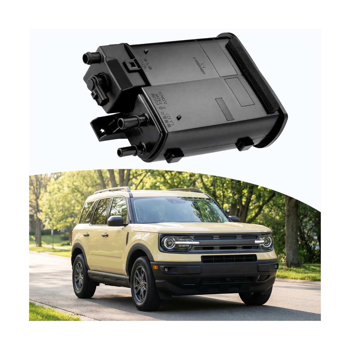 New Charcoal Canister Fuel Vapor Fits Ford Bronco Sport 1.5L 2.0L LX6Z9D653F US New Charcoal Canister Fuel Vapor Fits Ford Bronco Sport 1.5L 2.0L LX6Z9D653F US