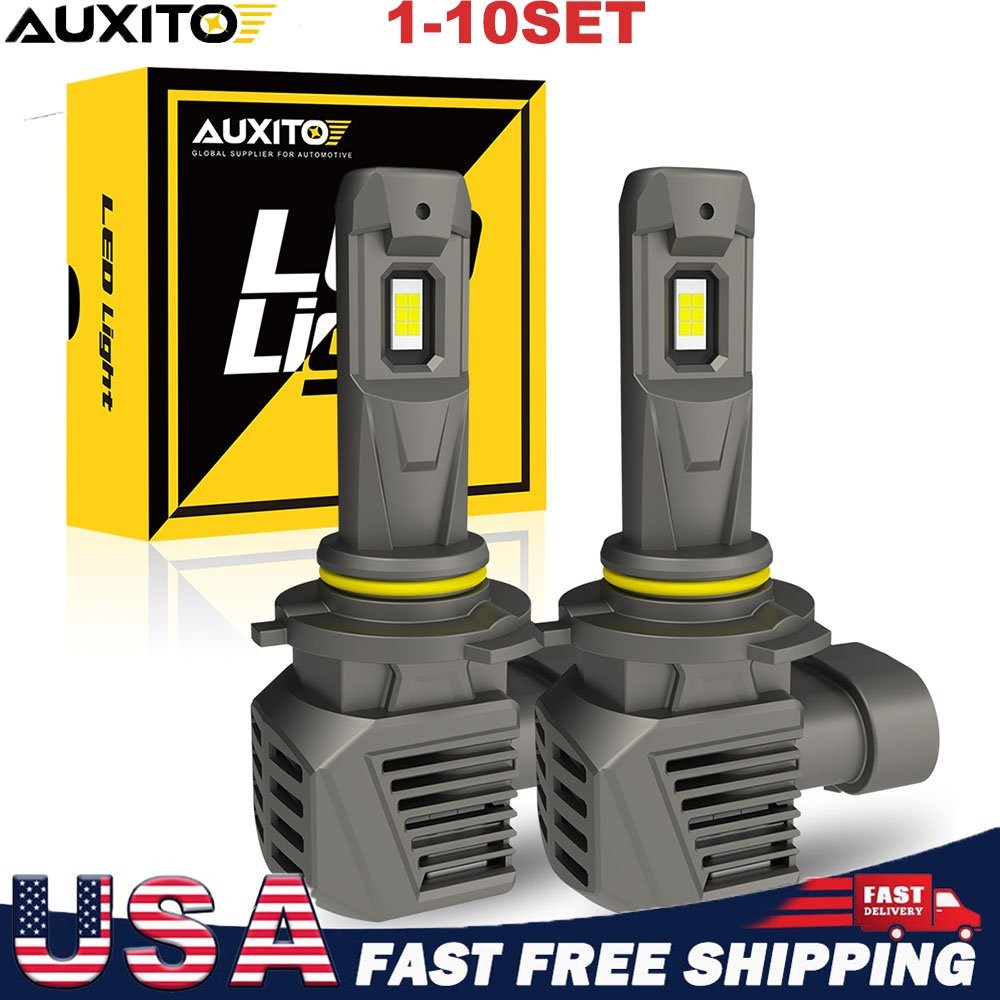 AUXITO 9006 HB4 LED Headlight Bulb High Beam White Super Bright 6500K 120W 2-20X