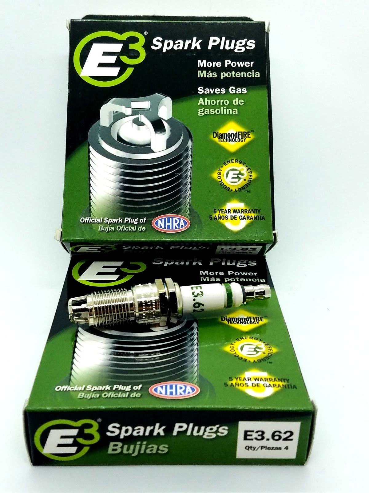 E3.62 E3 Premium Automotive Spark Plugs - 8 SPARK PLUGS