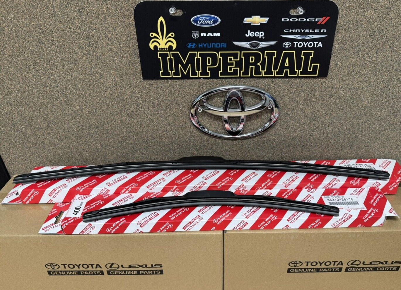 2009-2018 TOYOTA COROLLA GENUINE OEM WIPER BLADES 85212-28170 85222-42180