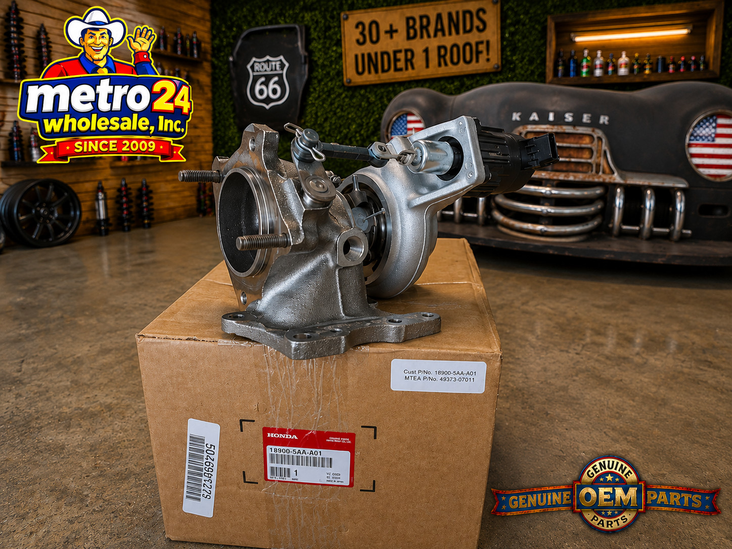 (1) Turbo Supercharger genuine 16-21 Honda Civic - same as dealer 189005AAA01
