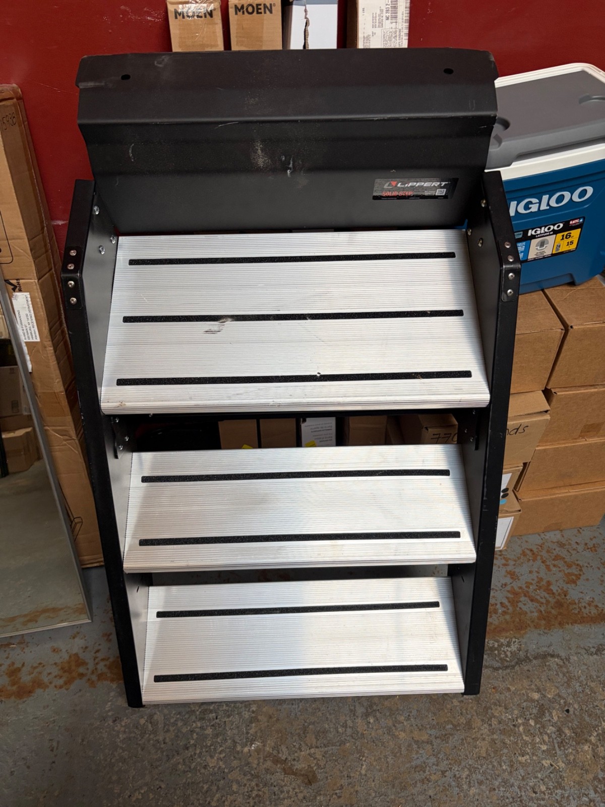 Lippert 3.0 645497 Solid Step RV Entry Steps, Triple Step, 26 in. Doorway Lippert 3.0 645497 Solid Step RV Entry Steps, Triple Step, 26 in. Doorway