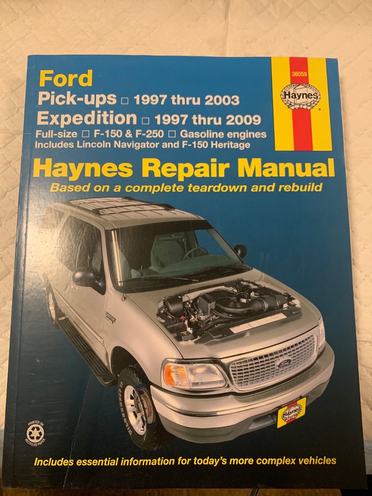 Repair Manual-XL Haynes 36059