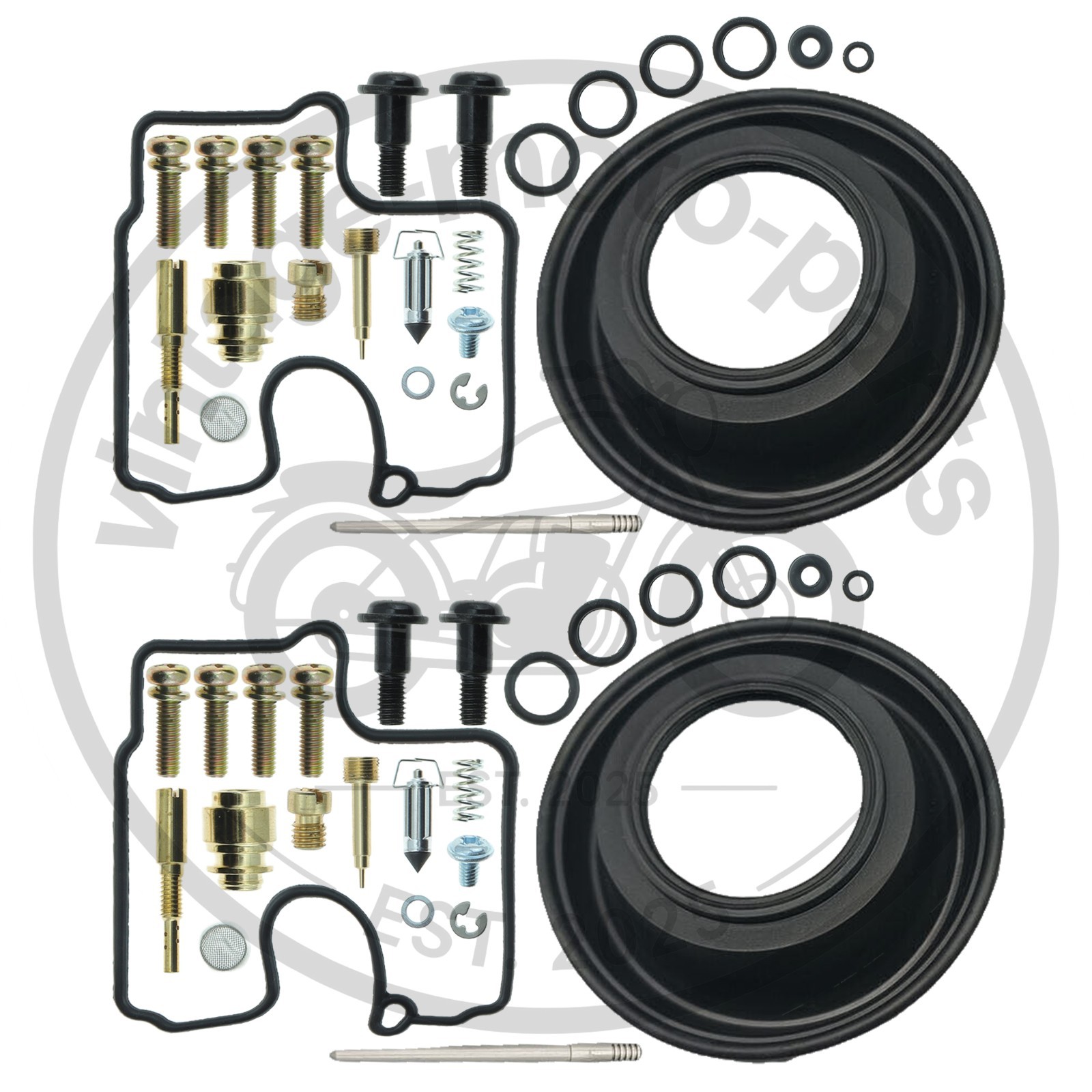 2x For Suzuki VL1500 Intruder 1998-04 Carburetor Repair Rebuild Kit Diaphragm-US