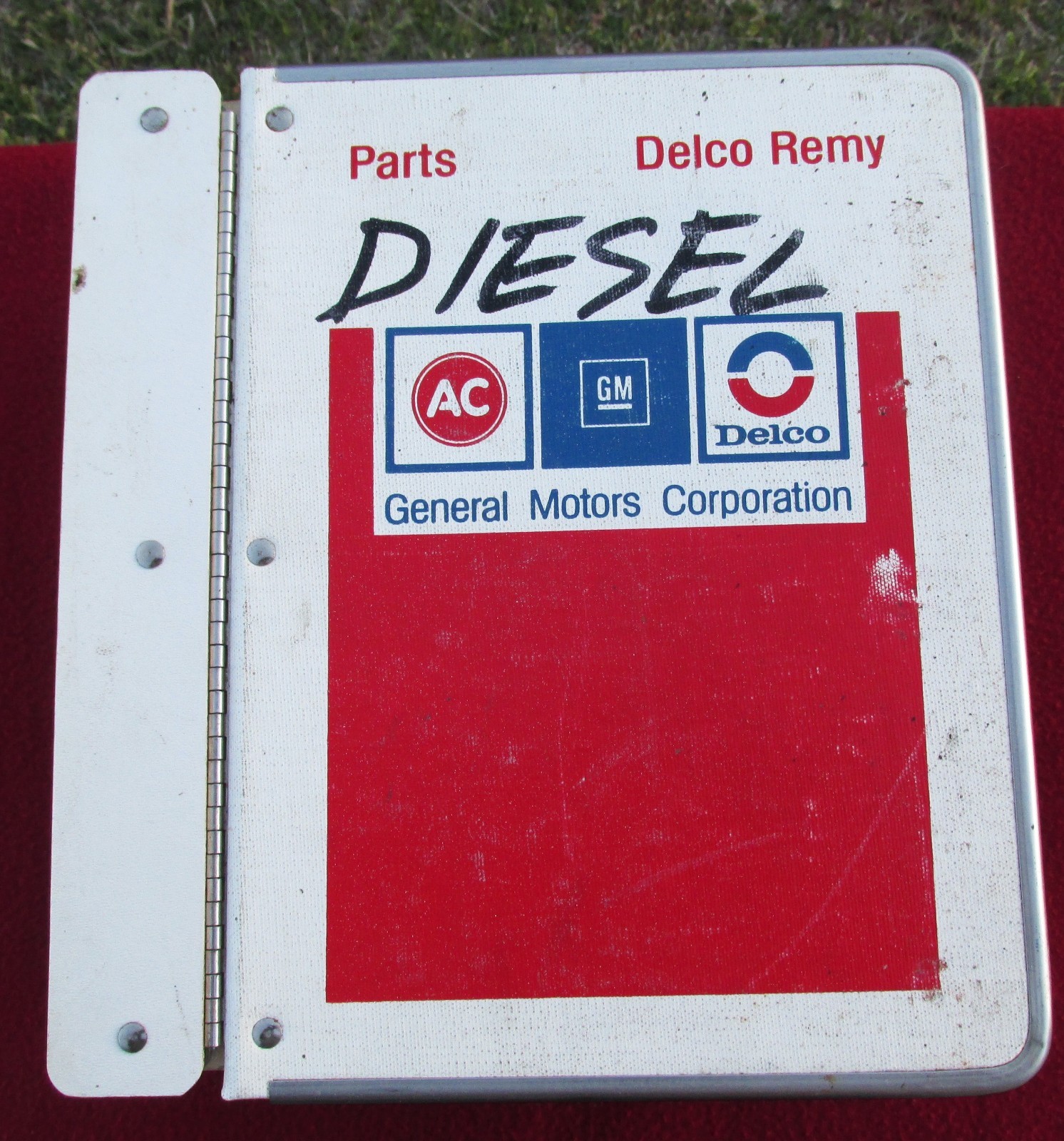 Delco Remy DIESEL PARTS Catalog Binder with Supplements-AC DELCO GM DIESEL-L@@K Delco Remy DIESEL PARTS Catalog Binder with Supplements-AC DELCO GM DIESEL-L@@K