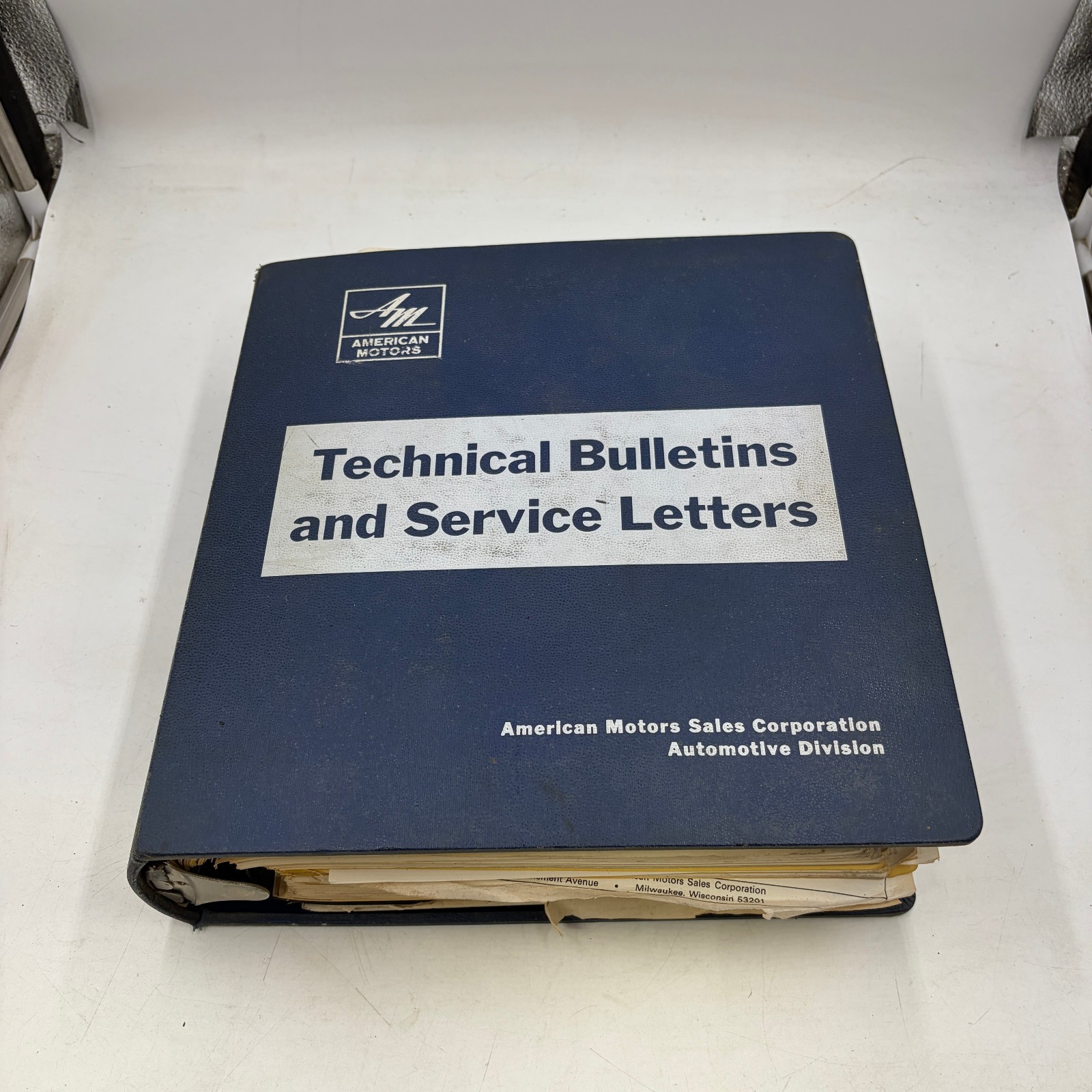 1971 AMC Factory Dealership Service Technical Bulletins Binder Javelin Hornet