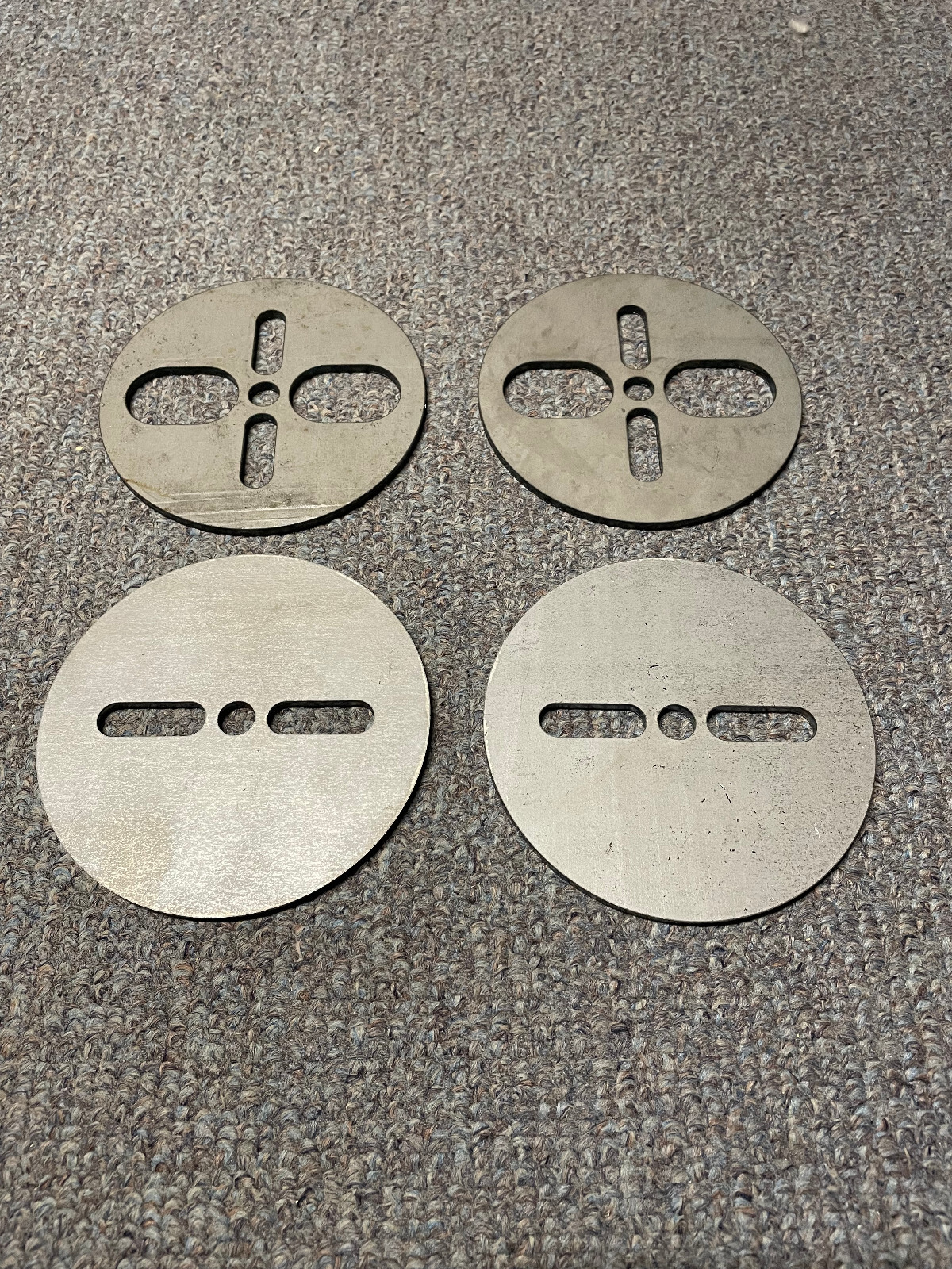 4 Universal Bag Mount Plates Upper/Lower Dual or Single Ports 2500 and 2600 bag