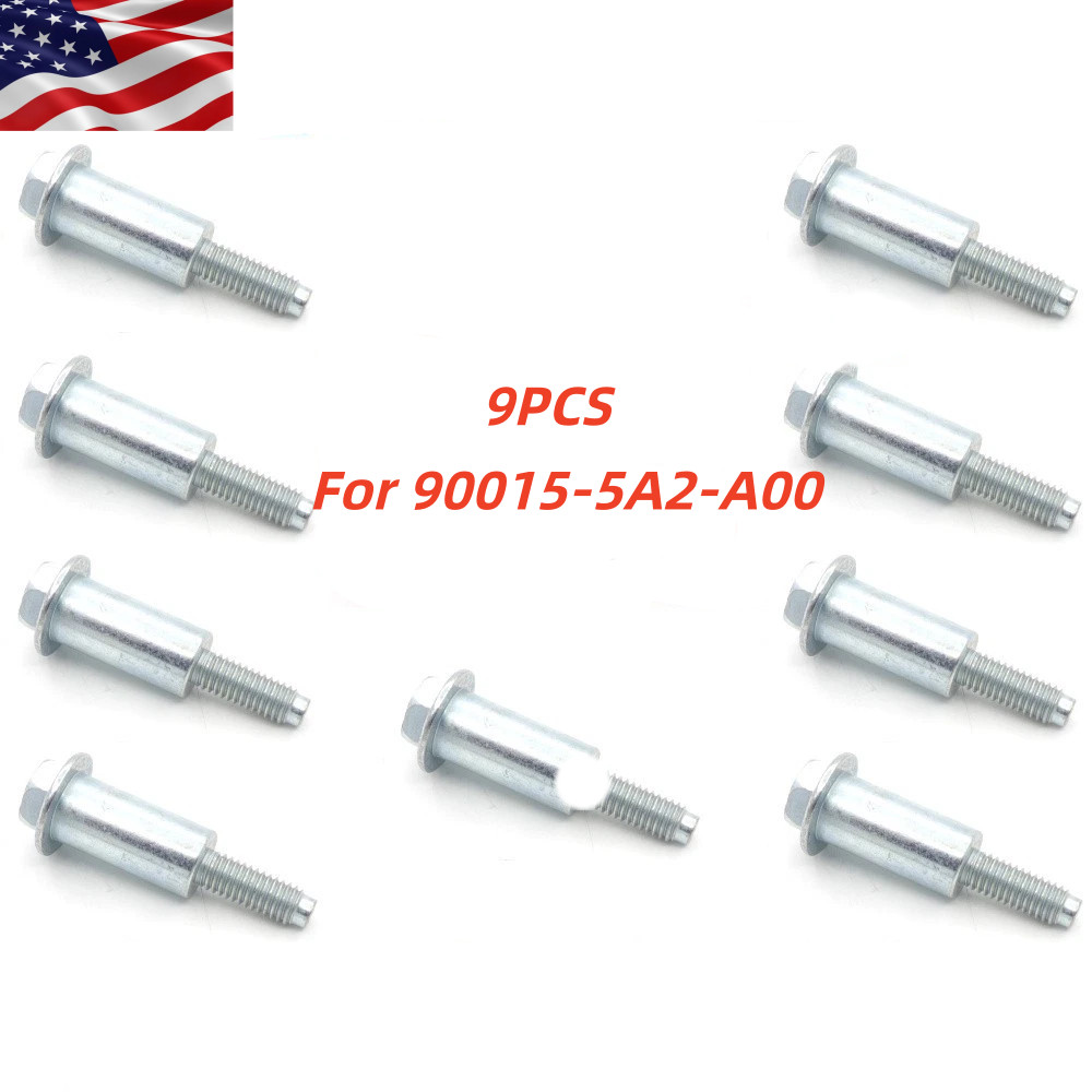 9Pcs Head Cover Bolt For 2013-21 Honda Accord CR-V Acura TLX ILX 90015-5A2-A00
