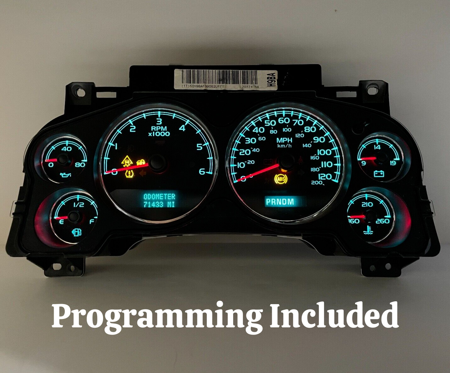 07-13 Silverado Sierra Speedometer Instrument Gauge Cluster 07-13 Silverado Sierra Speedometer Instrument Gauge Cluster
