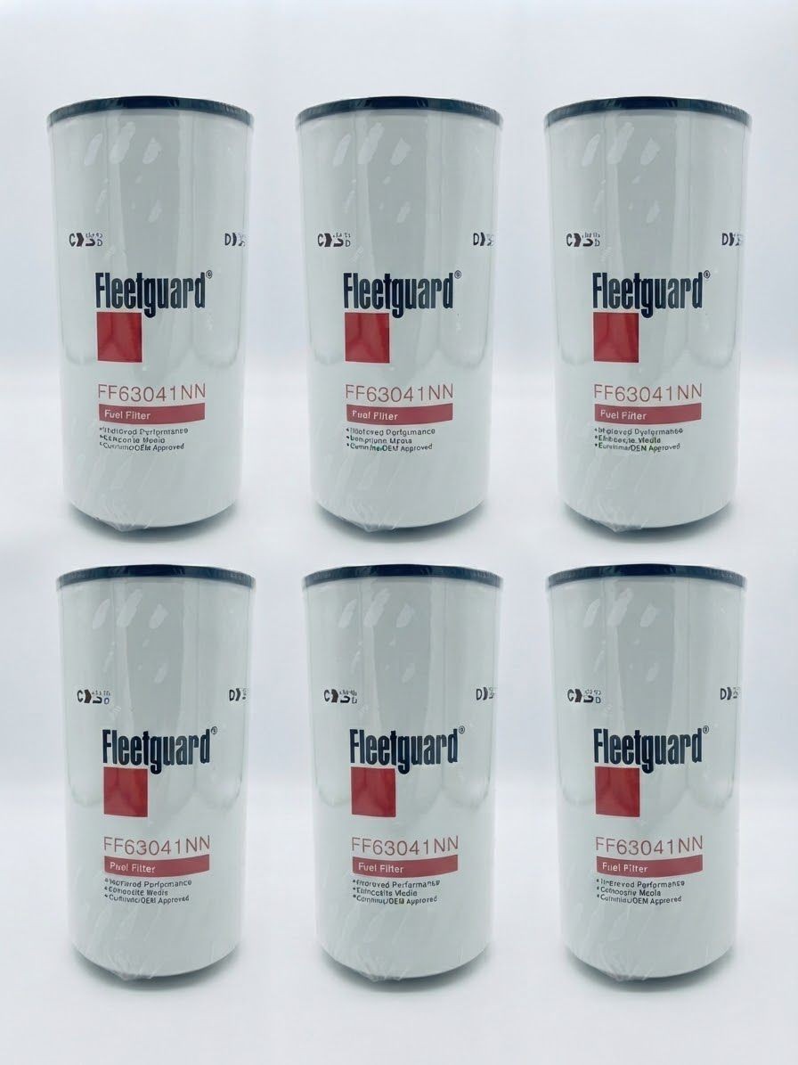 (6-PacK) Fleetguard FF63041NN NanoNet® P582388; 601050, WF10841, BF46263, 96906,
