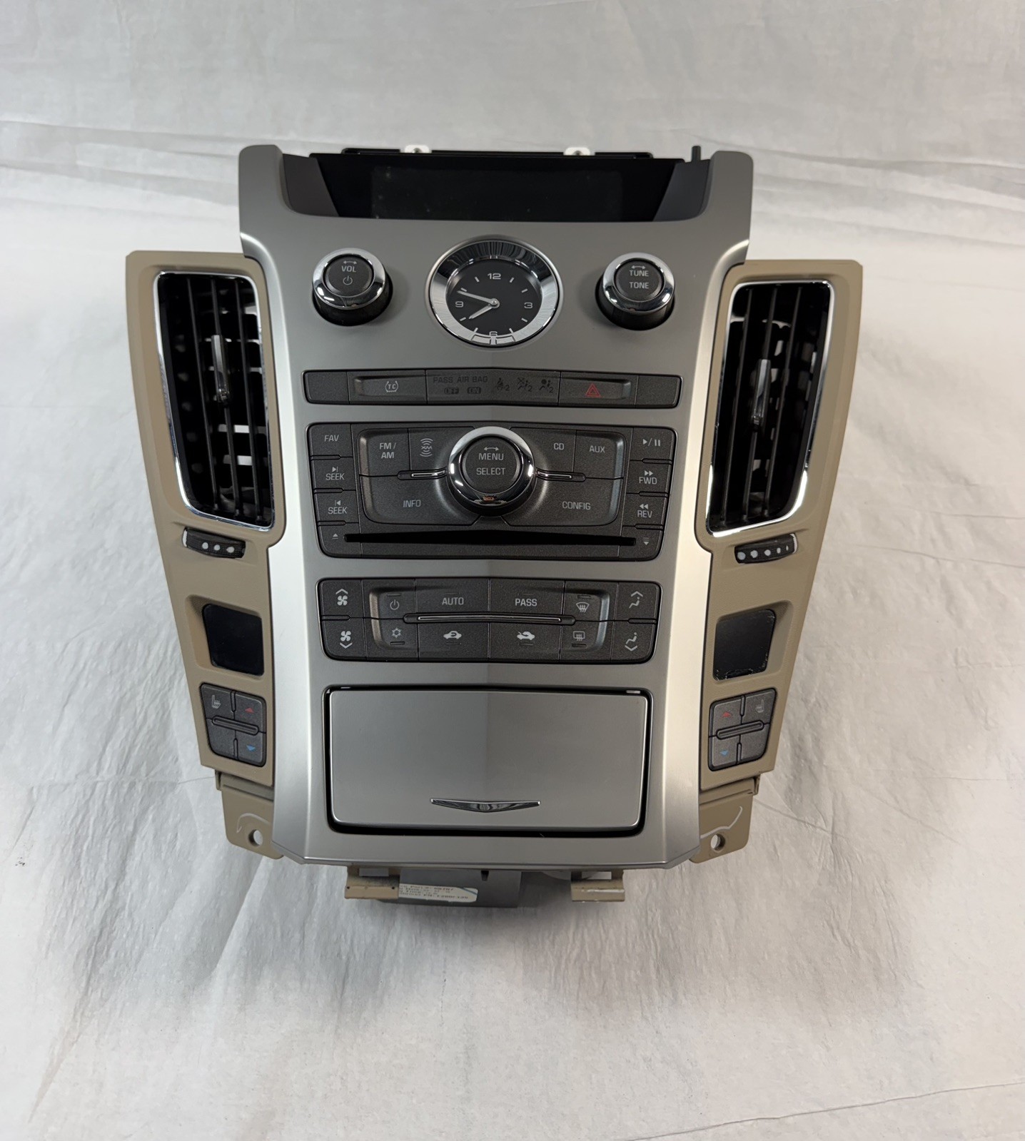 2009-2013 CADILLAC CTS Radio Climate Control Panel Bezel Dash Trim OEM