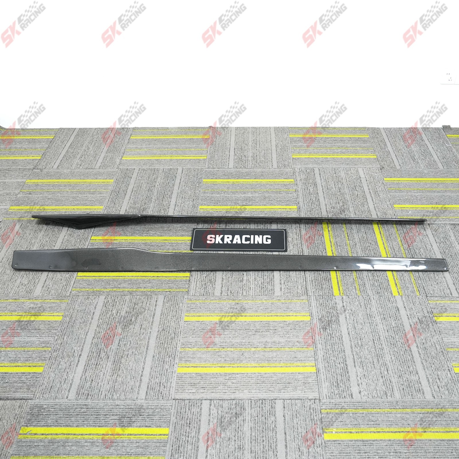 Glossy Black FRP/Forged/Carbon Fiber For BMW M2 M2C F87 Coupe 2-Door Side Skirts