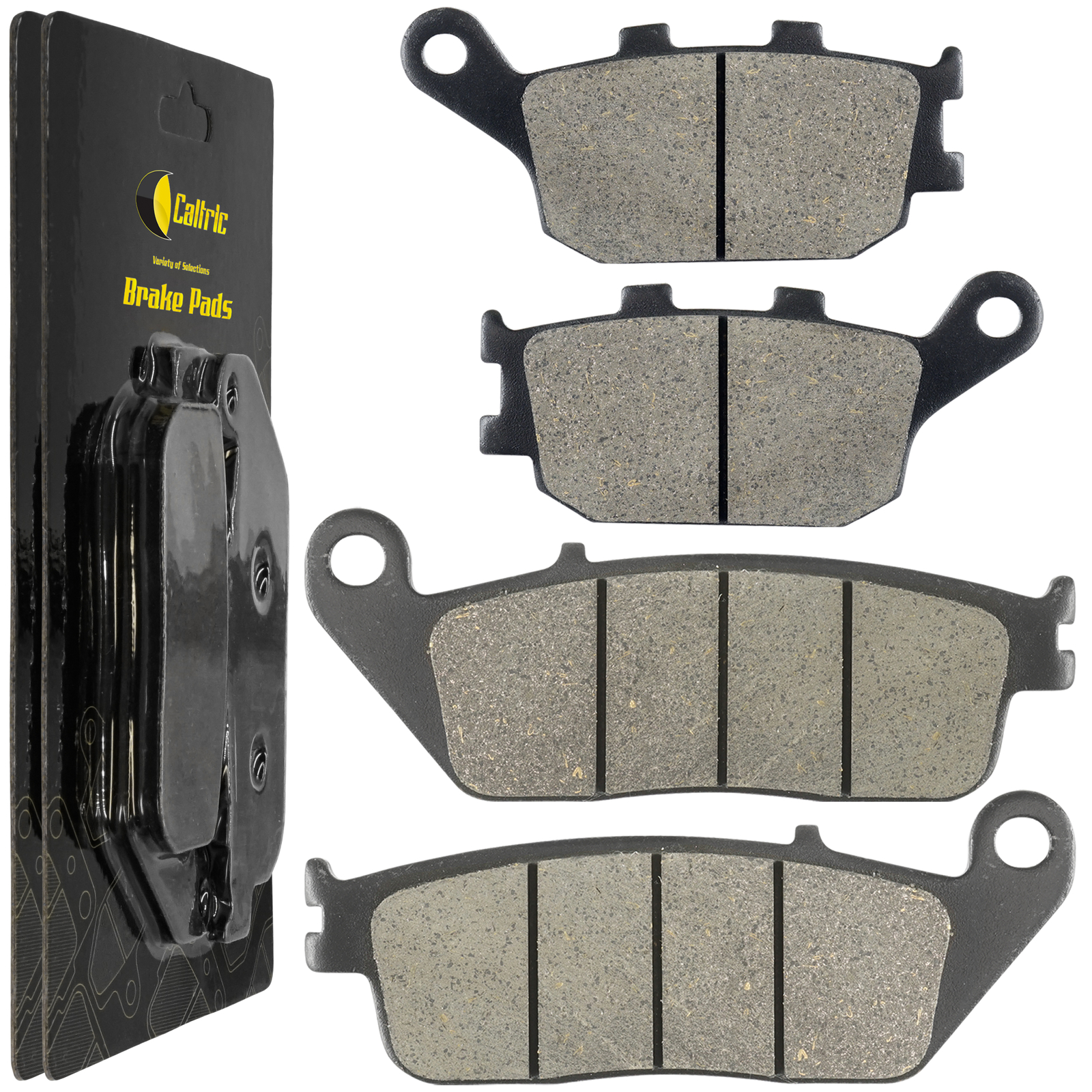 Caltric Front and Rear Brake Pads for Honda VT1300CX Fury 1300 2010-2020
