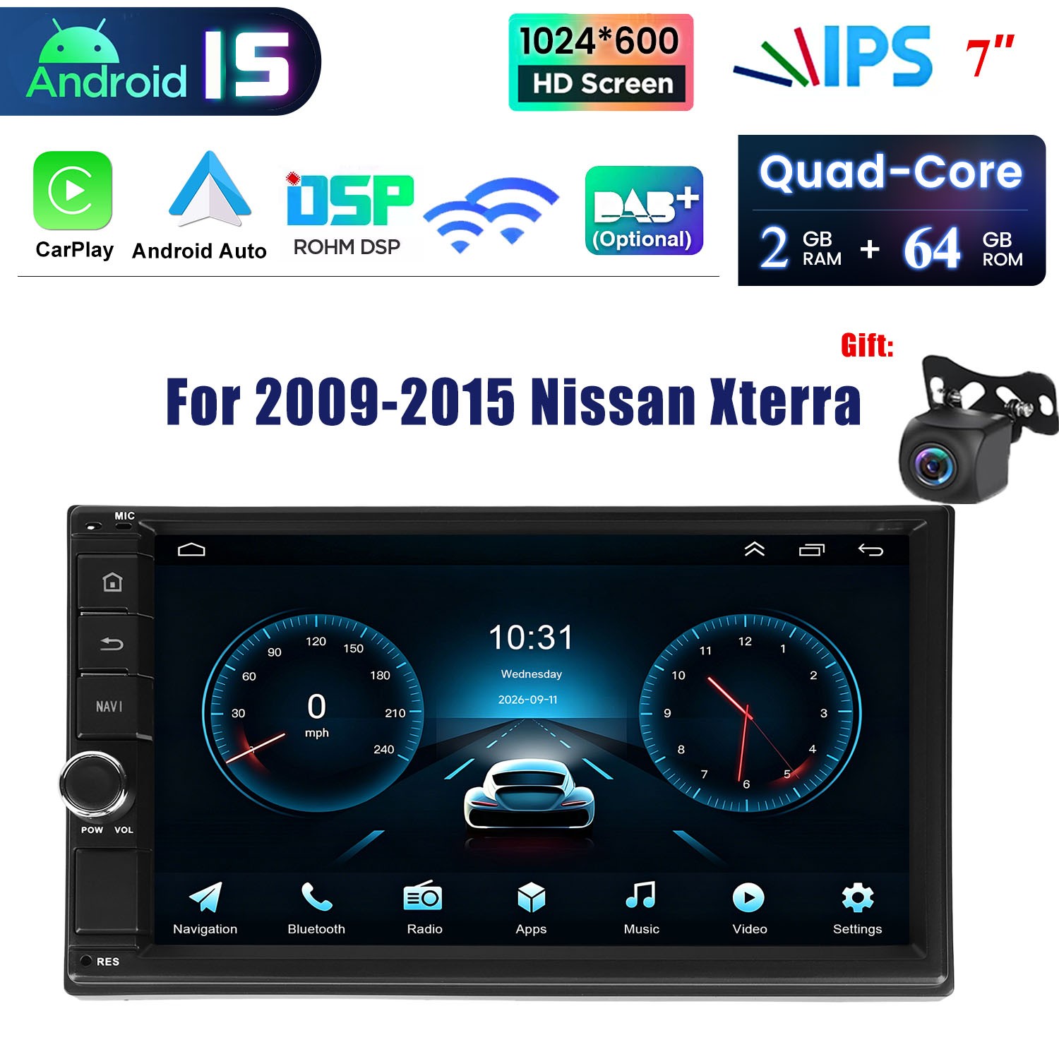 For 2009-2015 Nissan Xterra 7\