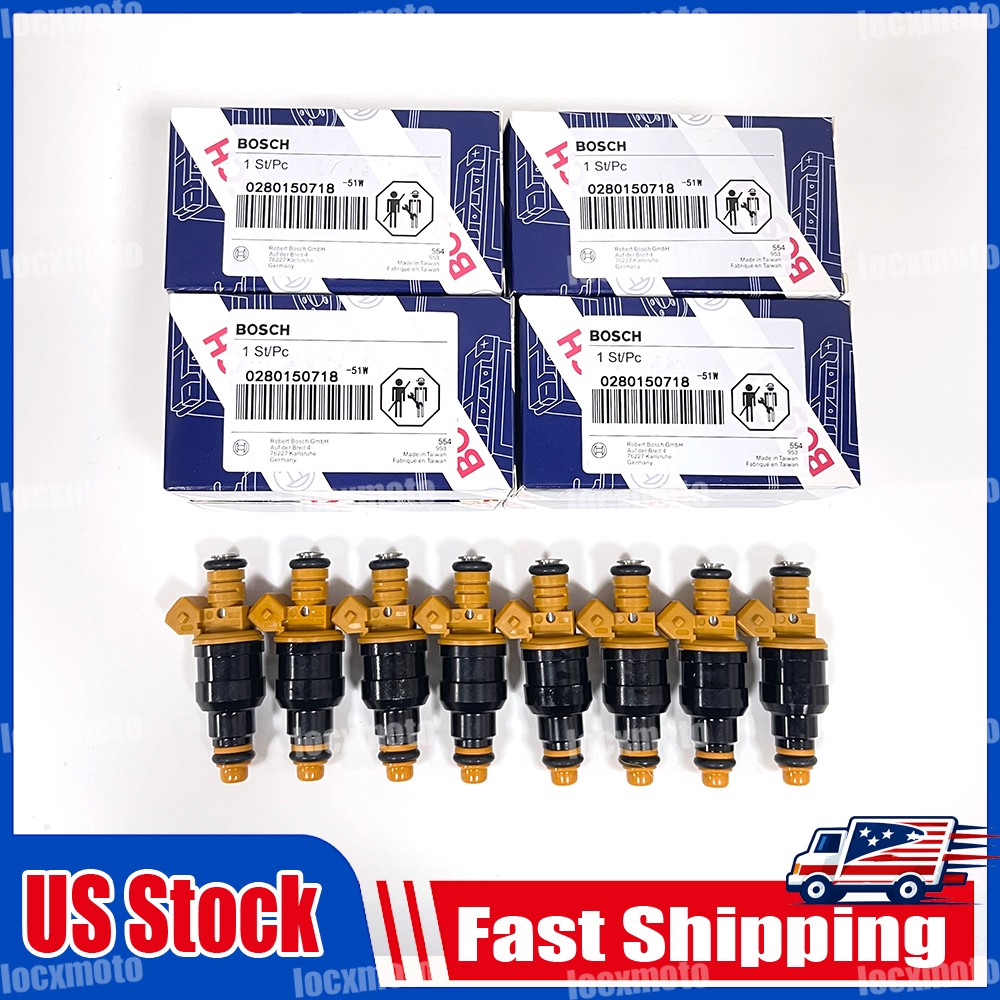 8X Genuine Bosch OEM Fuel Injector For 1993-2003 Ford F-150 F250 4.6/5.0/5.4/5.8
