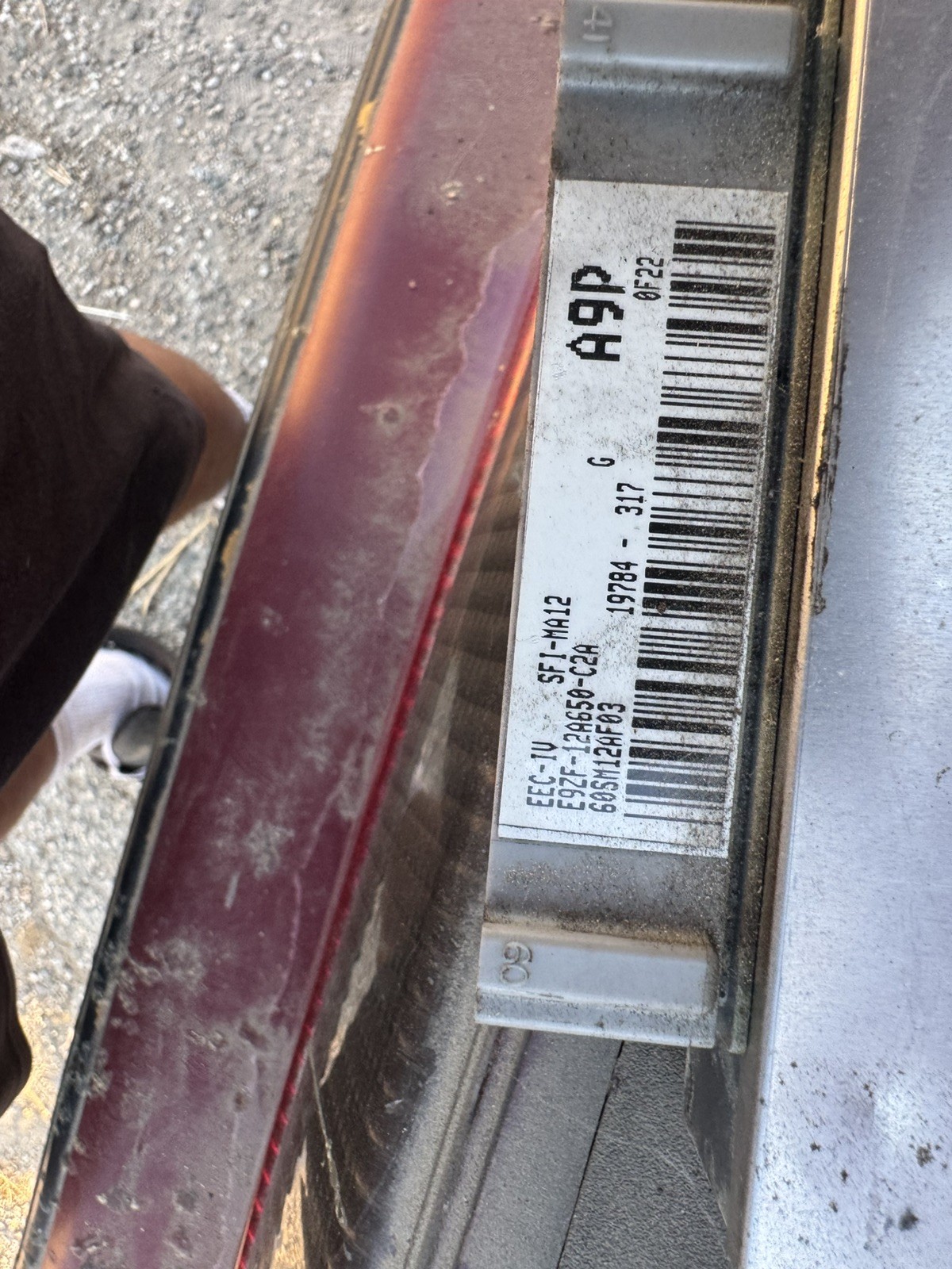 1989 - 1993 Ford Mustang GT LX 302 AOD A9P Engine Computer E9ZF-12A650-C2A ECU 1989 - 1993 Ford Mustang GT LX 302 AOD A9P Engine Computer E9ZF-12A650-C2A ECU