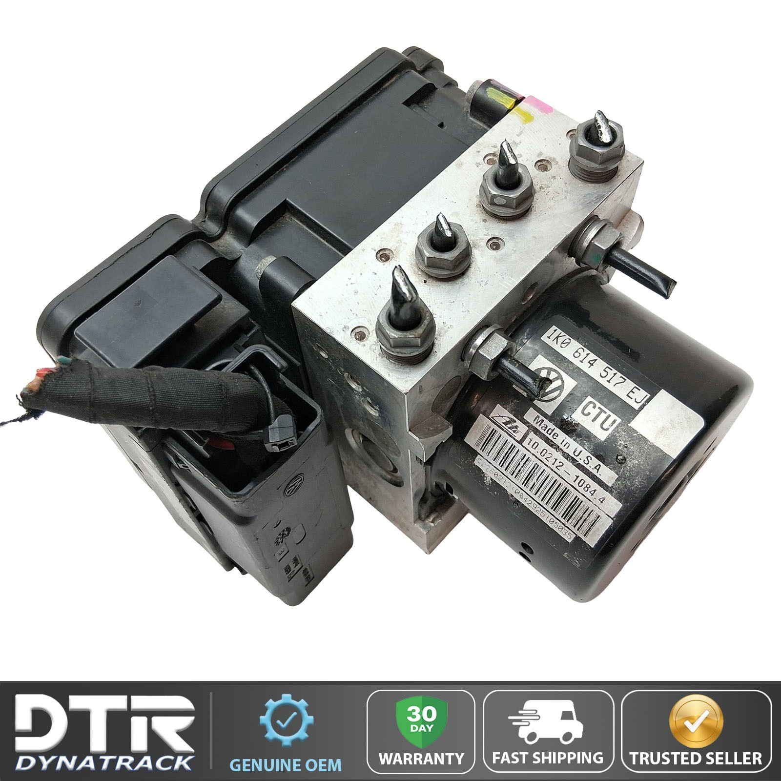 2016-2019 VW Passat SE 1.8L FWD ABS Anti Lock Brake Pump Control 1K0 614 517 EJ