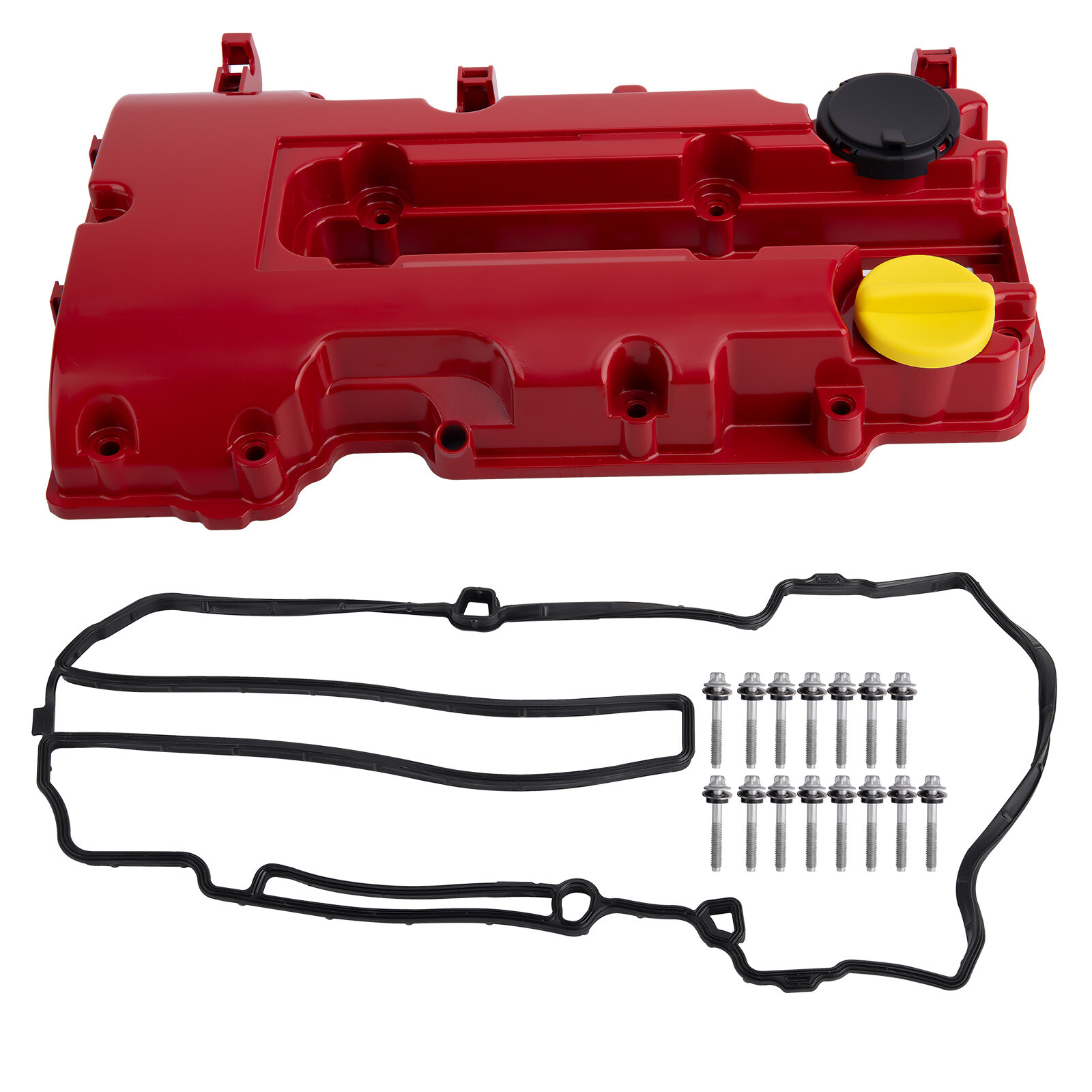 Upgrade Aluminum Valve Cover w/ Gasket & Oil Cap for Chevy Cruze Volt 1.4L 11-15