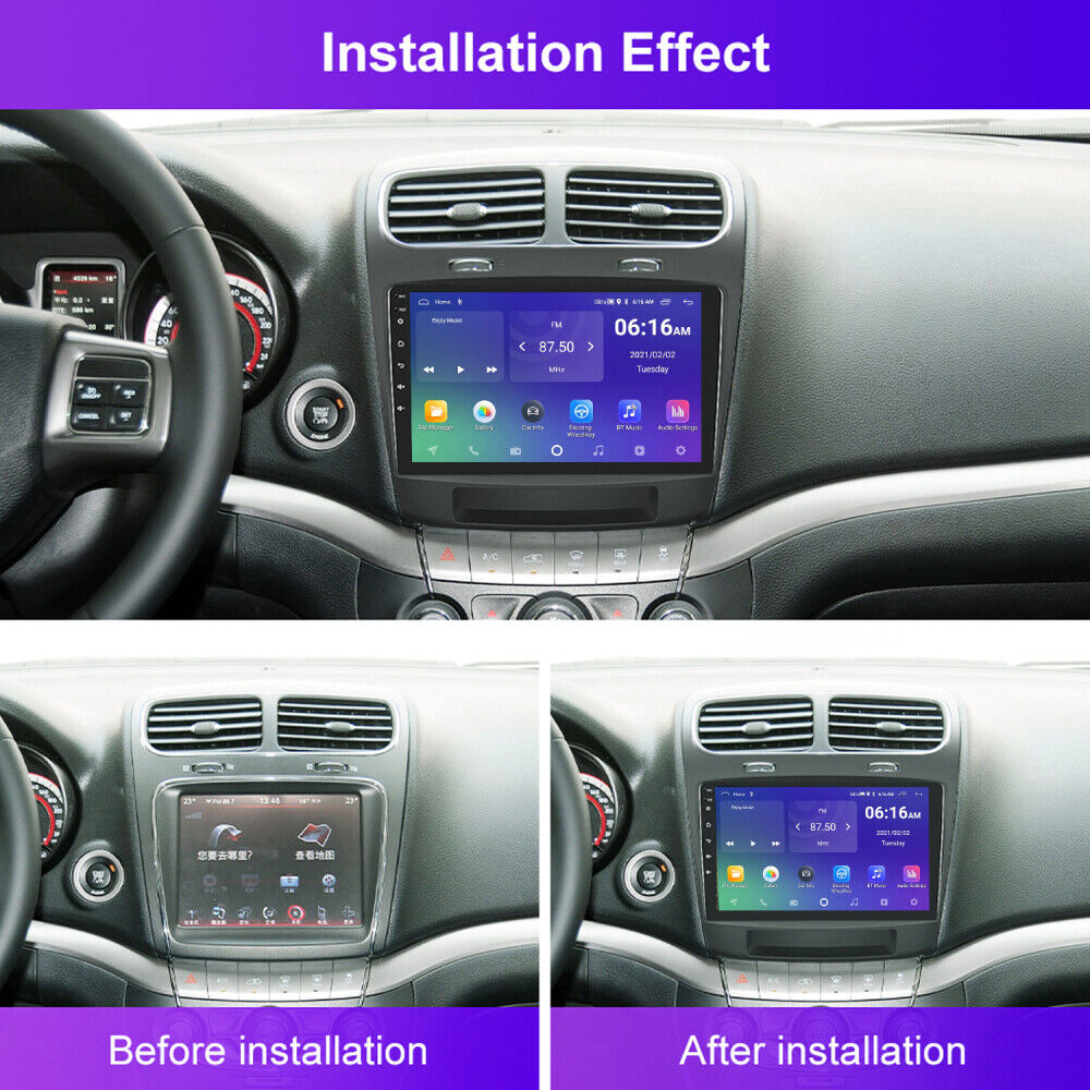 For 2012-2020 Dodge Journey Android 12 Car Stereo Radio Carplay GPS Navi
