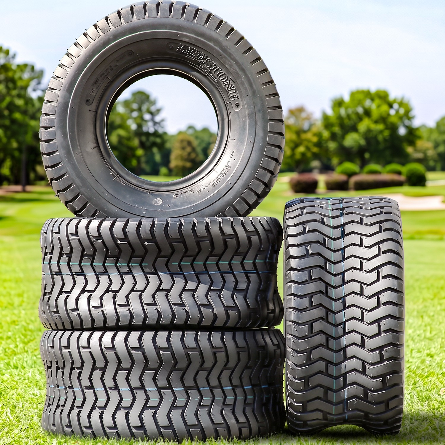 4 Tires Deestone D265 11X4.00-5 Load 4 Ply Lawn & Garden