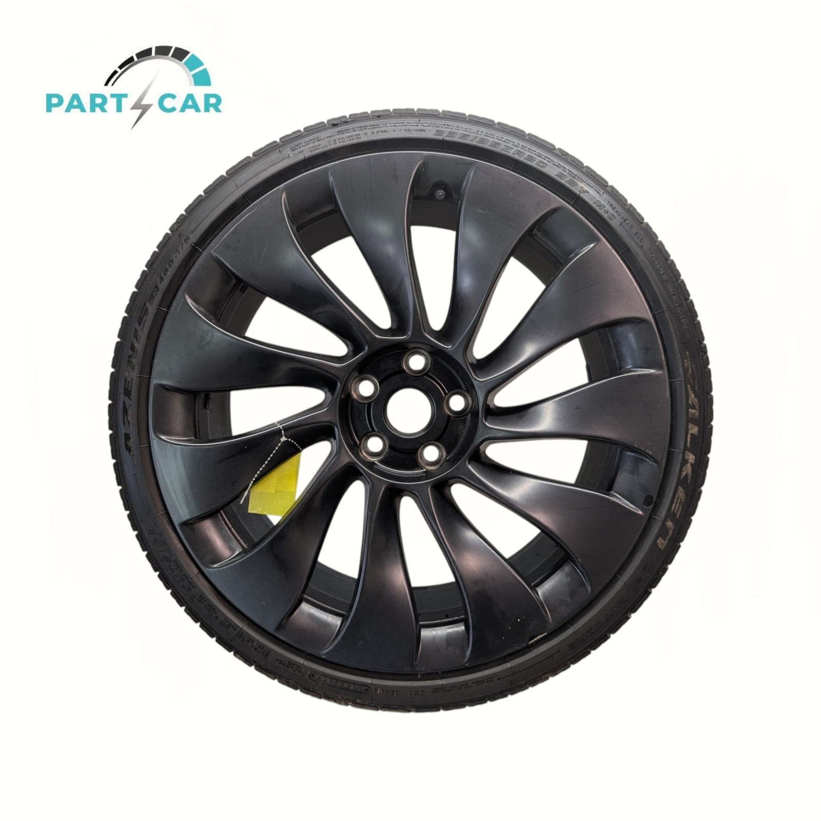 17-23 Tesla M3 Perfomance 20x9J ET34 Uberturbine Wheel Rim with Tire OEM SCRATCH